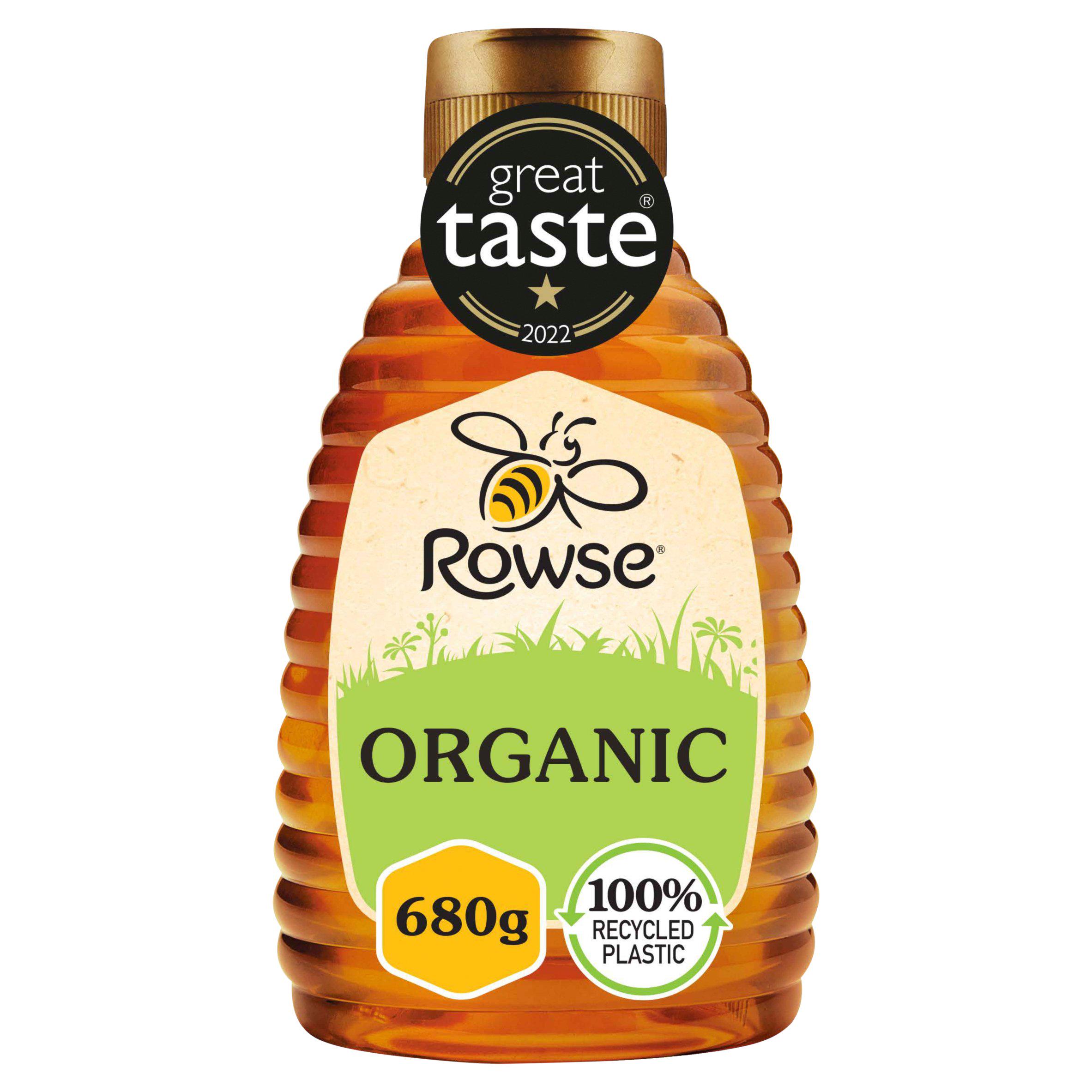Rowse Organic Runny Honey Squeezy 680g