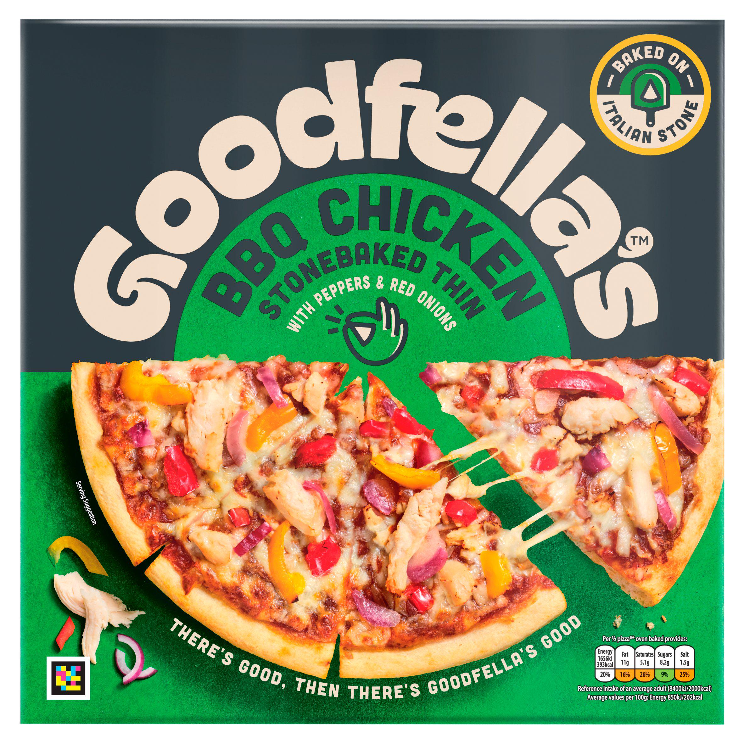 Goodfella's Stonebaked Thin BBQ Chicken Pizza