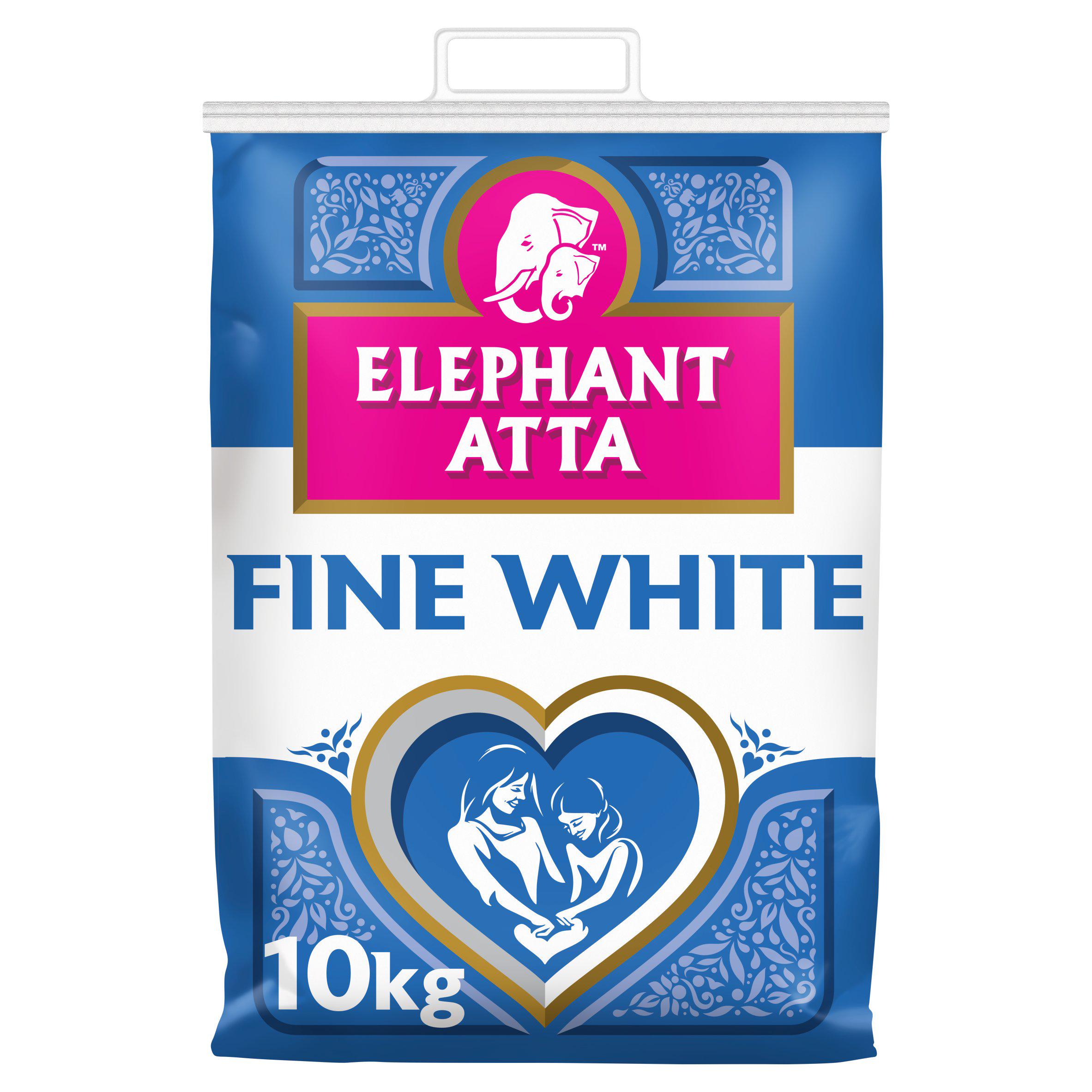 Elephant Atta 10kg Fine White Chapatti Flour