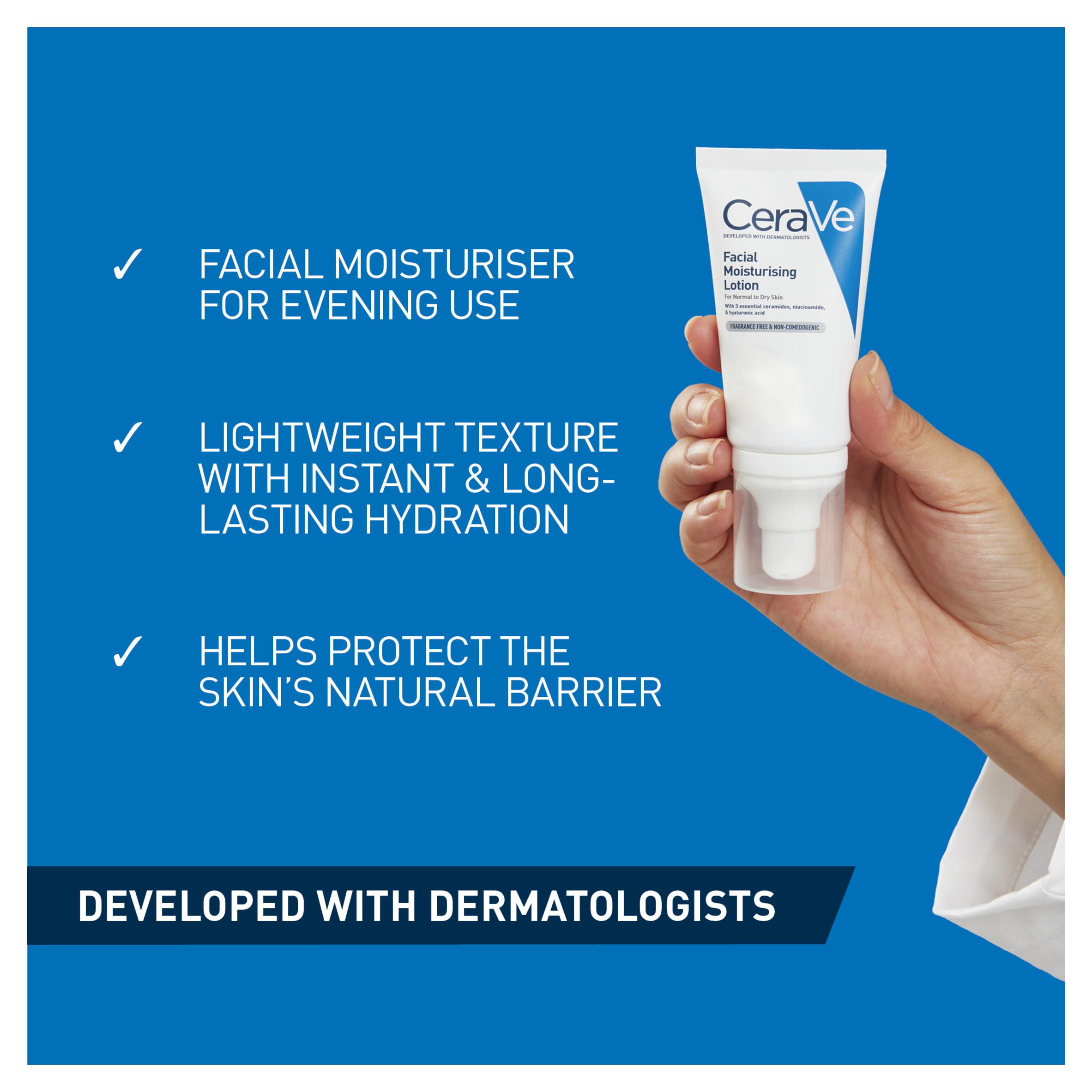 CeraVe PM Facial Moisturising Lotion No SPF 52ml thumbnail 2