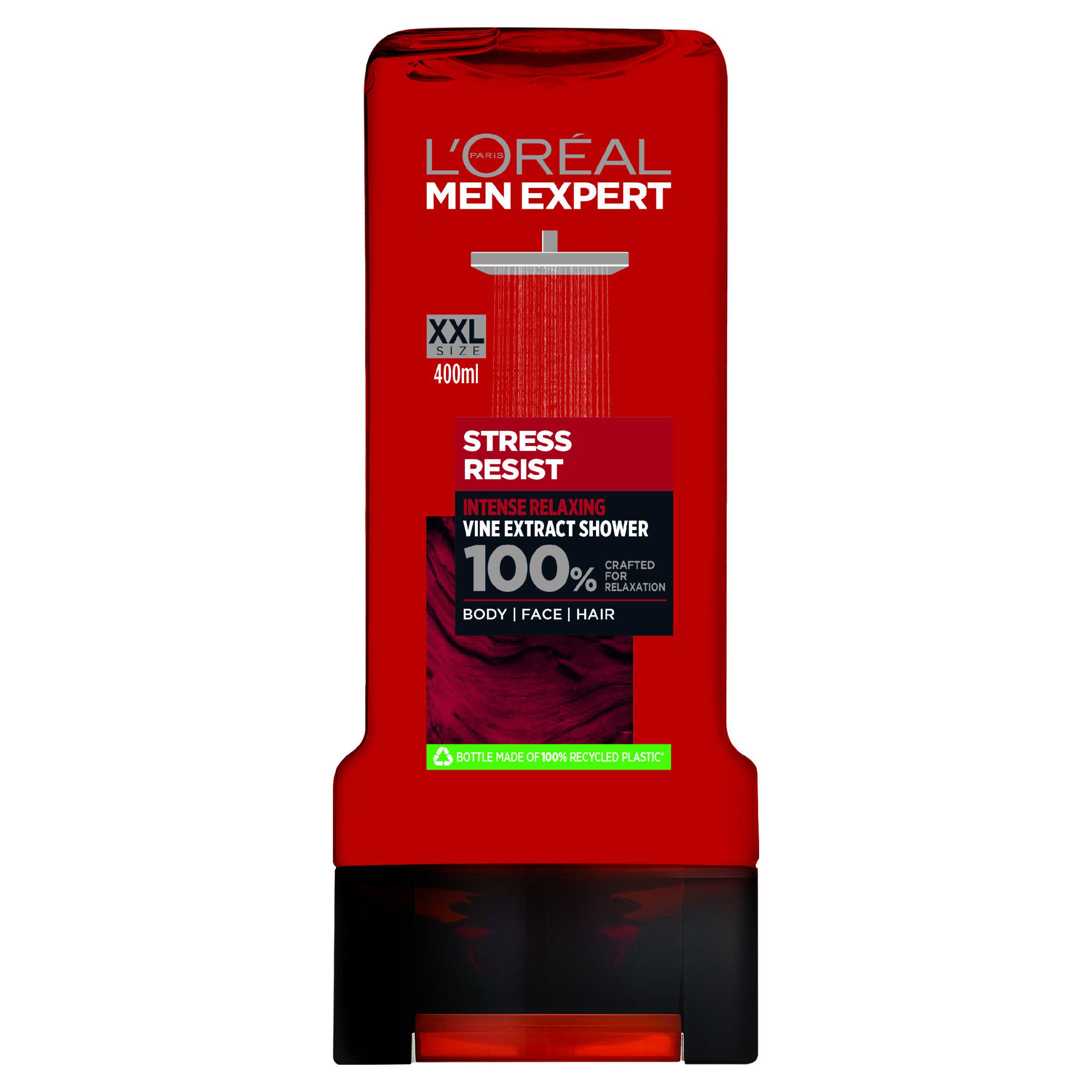 L'Oreal Men Expert Stress Resist Shower Gel Large XL