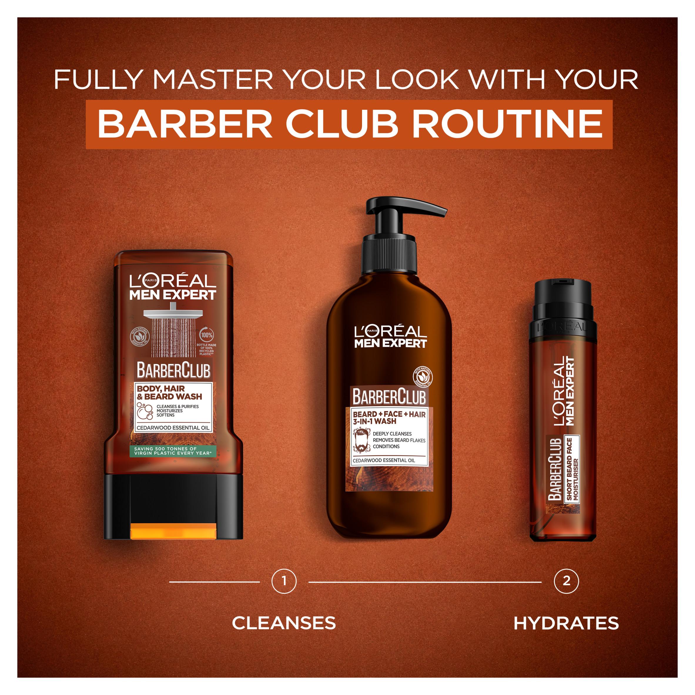 L'Oreal Men Expert Barber Club Body, Hair & Beard Wash 400ml thumbnail 3