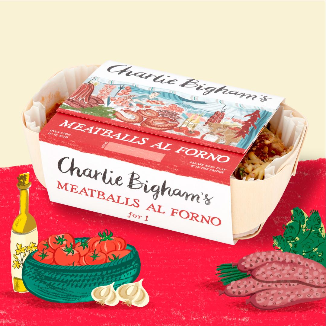 Charlie Bigham's Meatballs Al Forno Meals 325g thumbnail 2