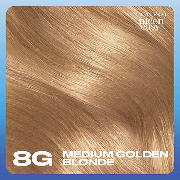 Clairol Nice'N Easy 8G Medium Golden Blonde Permanent Crème Hair Dye thumbnail 6