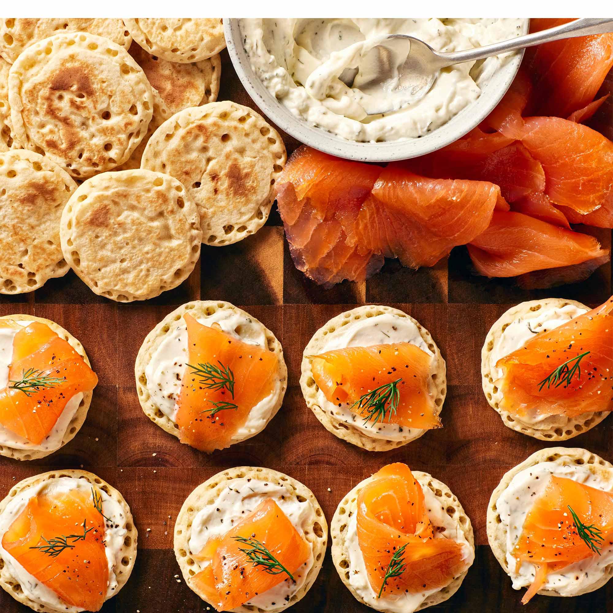 Sainsbury's Scottish Smoked Salmon Cocktail Blinis, Taste the Difference 420g thumbnail 2