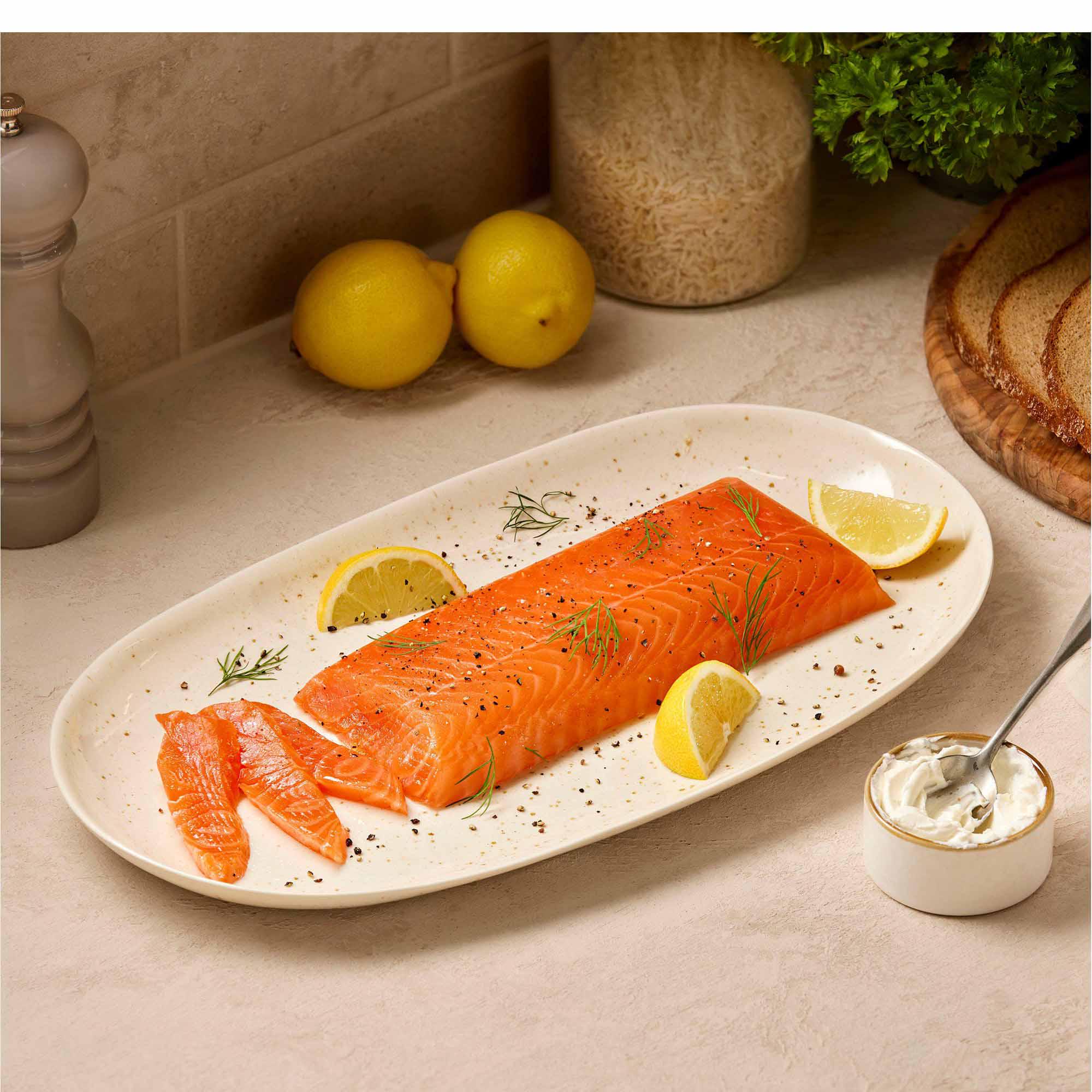 Sainsbury's Scottish Smoked Salmon Tsar Fillet 350g
