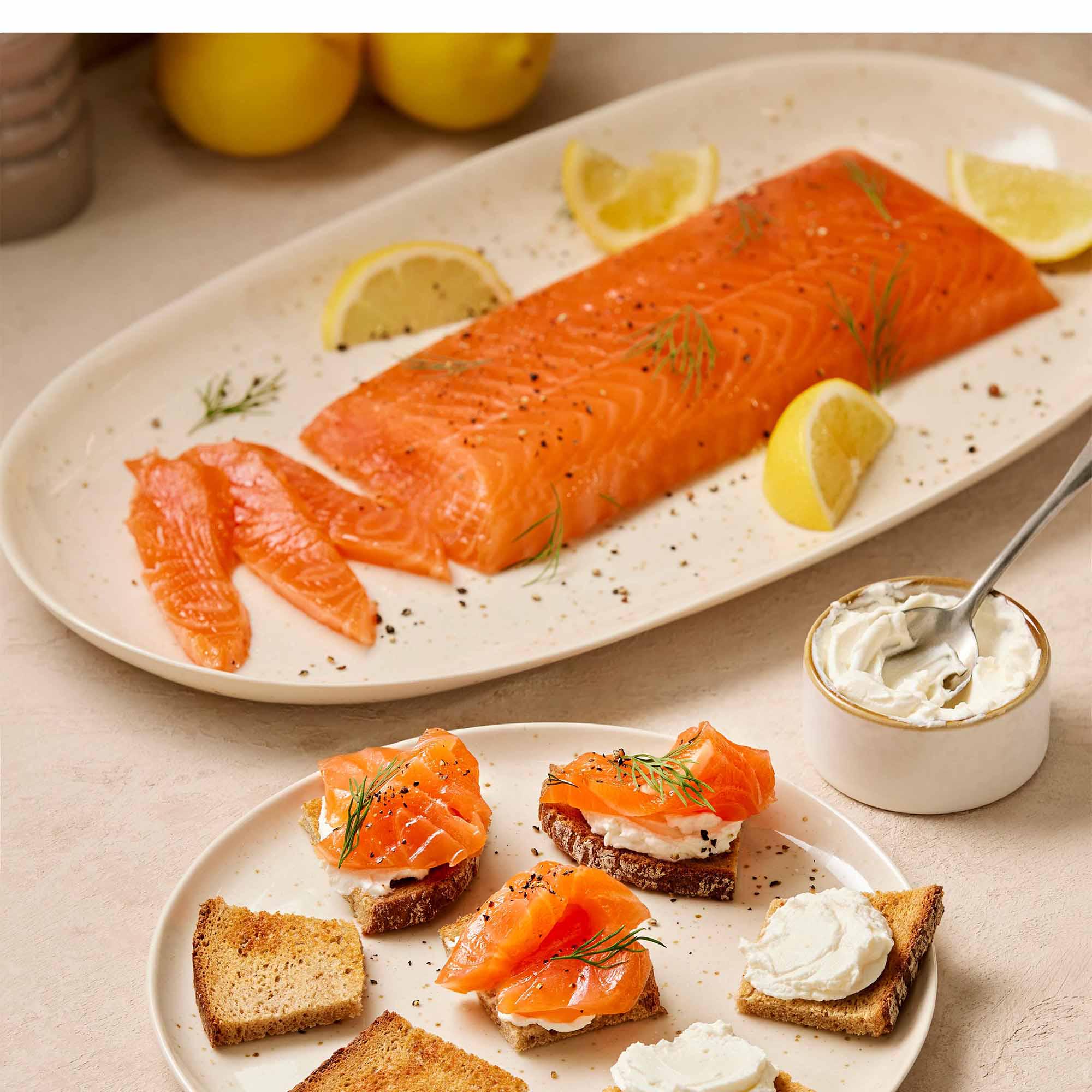 Sainsbury's Scottish Smoked Salmon Tsar Fillet 350g thumbnail 2