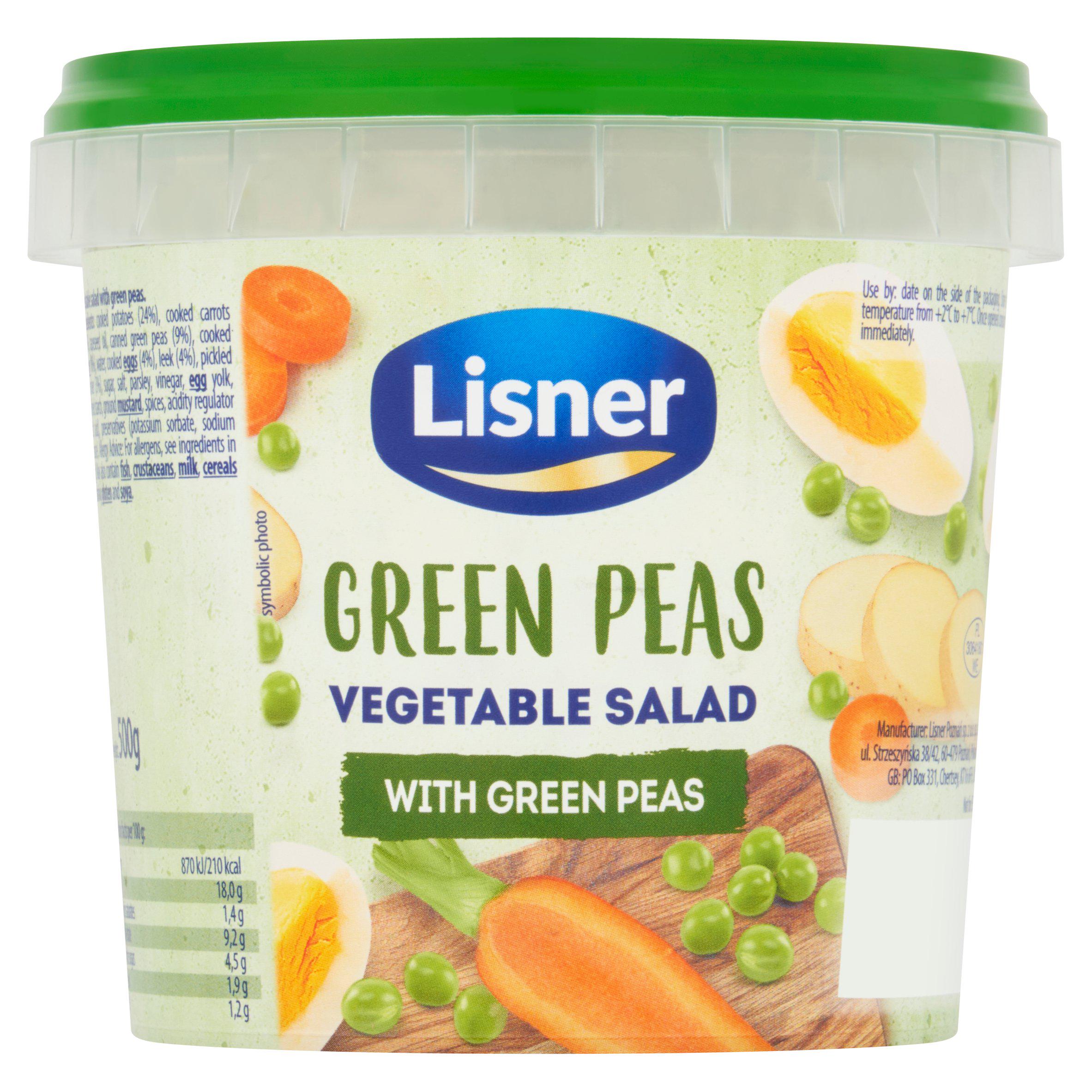 Lisner Vegetable Salad with Peas 500g