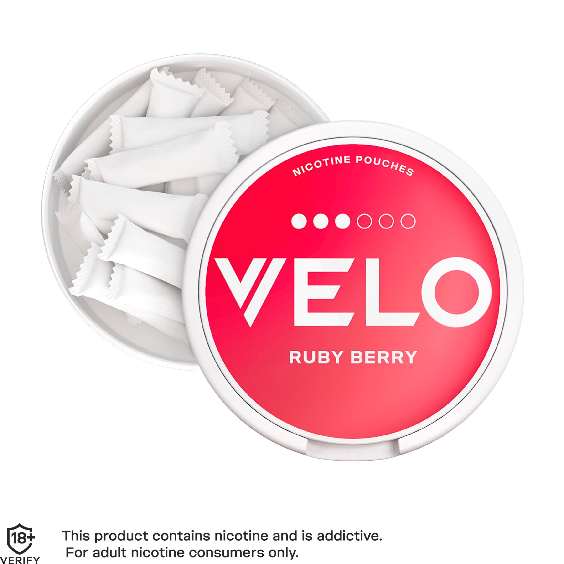 Velo Nicotine Pouch Ruby Berry 10mg thumbnail 4