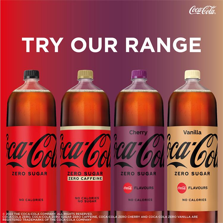 Coca-Cola Zero Sugar Zero Caffeine 2L thumbnail 3