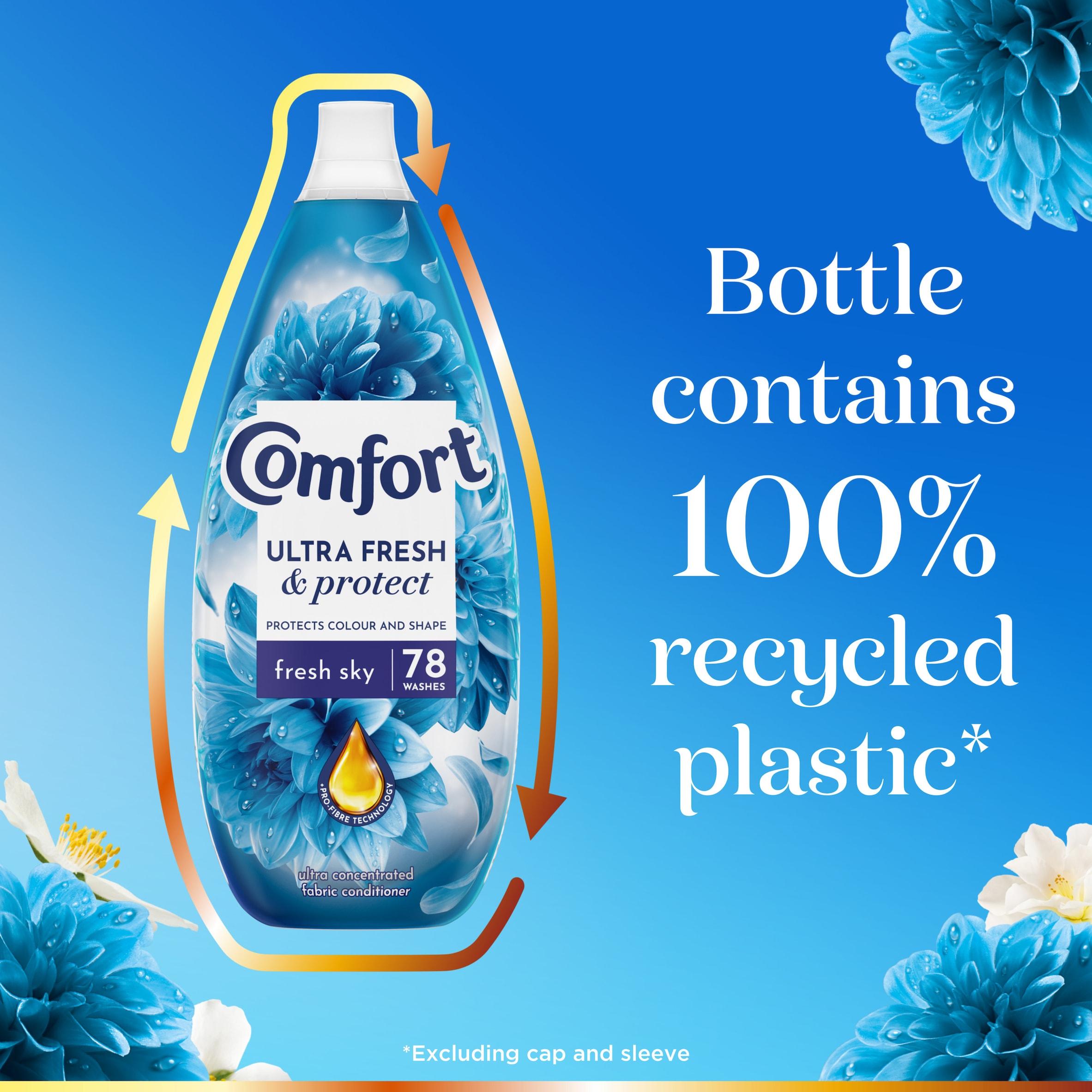 Comfort Ultra Fresh & Protect Fresh Sky Fabric Conditioner 78 Washes 1.17L thumbnail 6