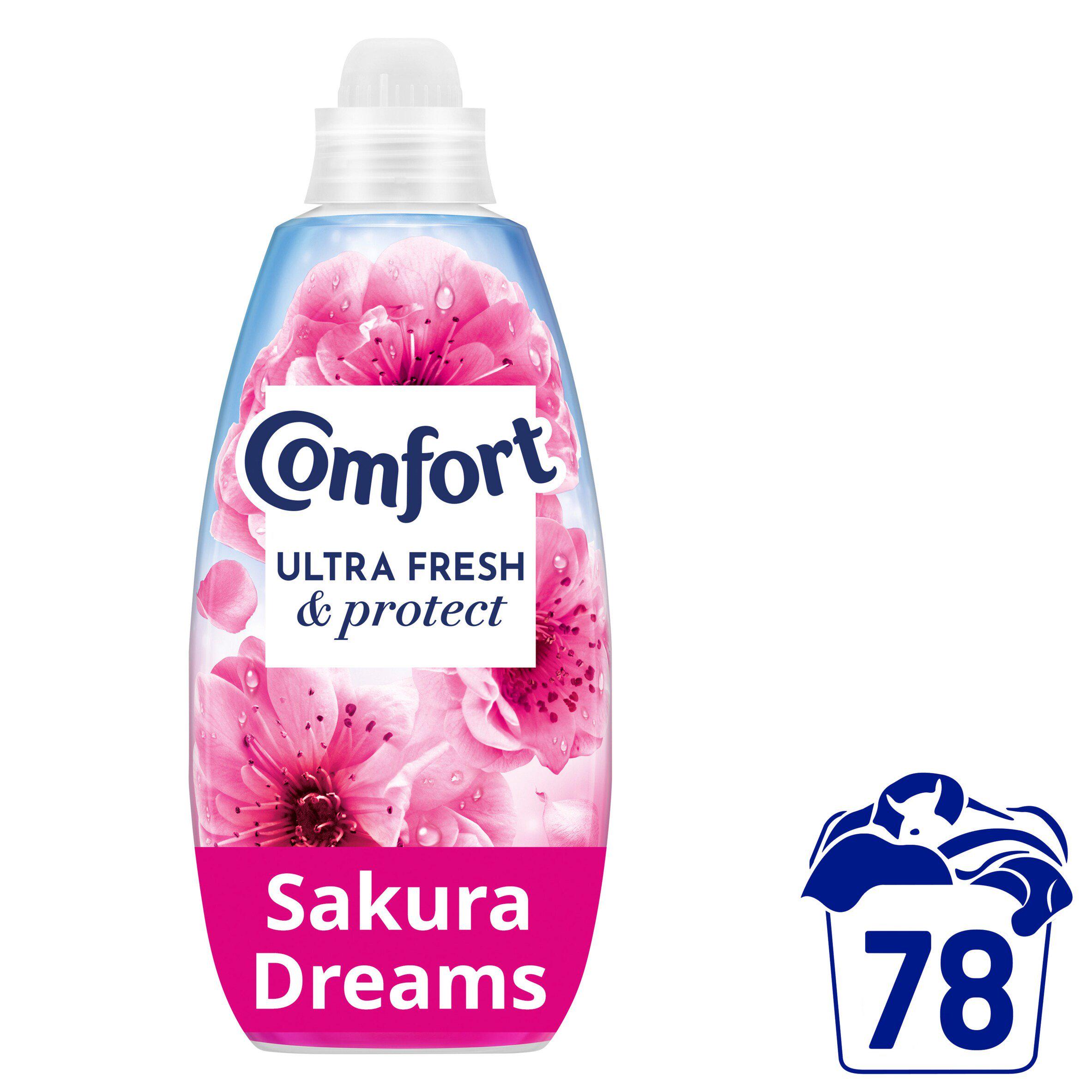 Comfort Ultra Fresh & Protect Sakura Dreams Fabric Conditioner 78 washes 1.17L