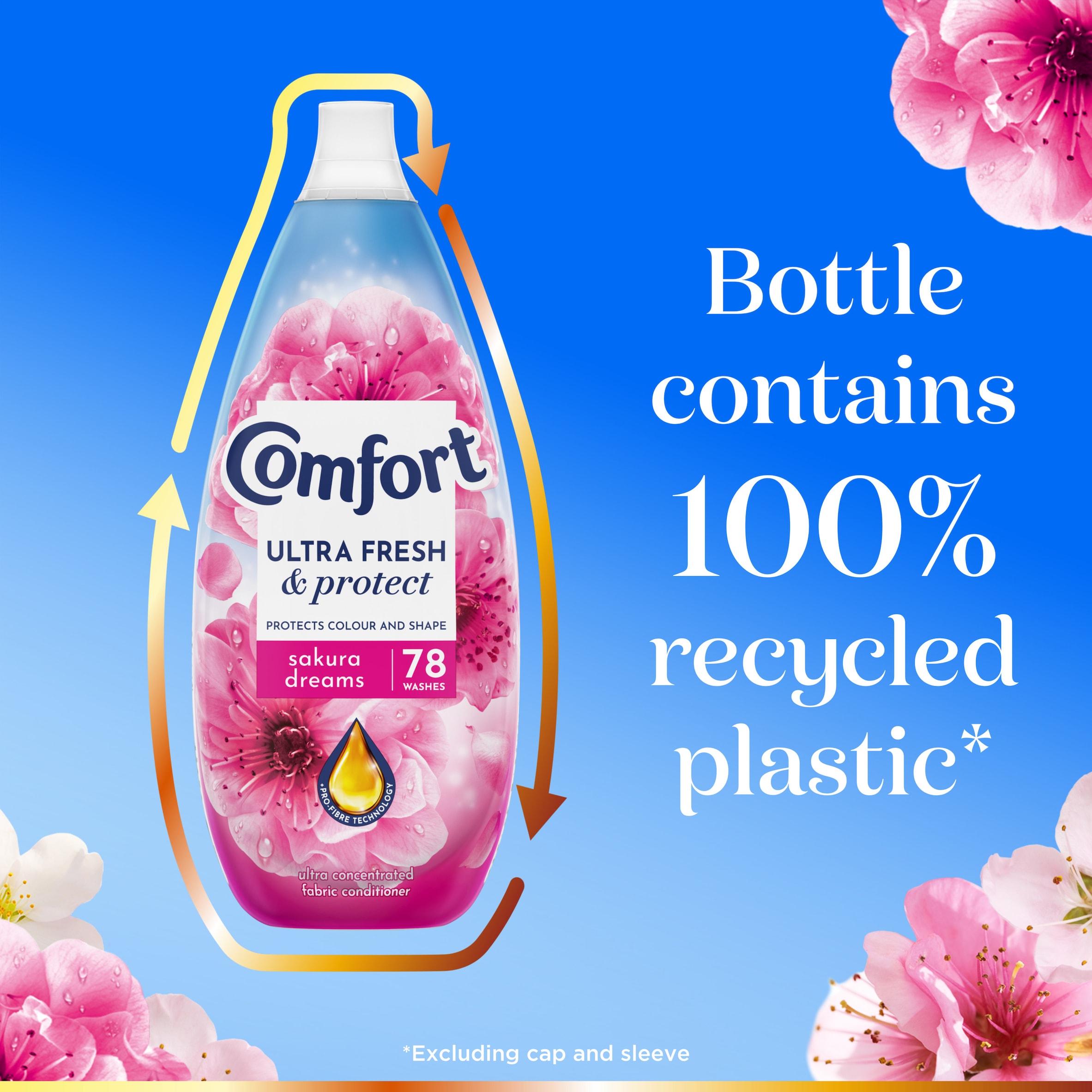 Comfort Ultra Fresh & Protect Sakura Dreams Fabric Conditioner 78 washes 1.17L thumbnail 6