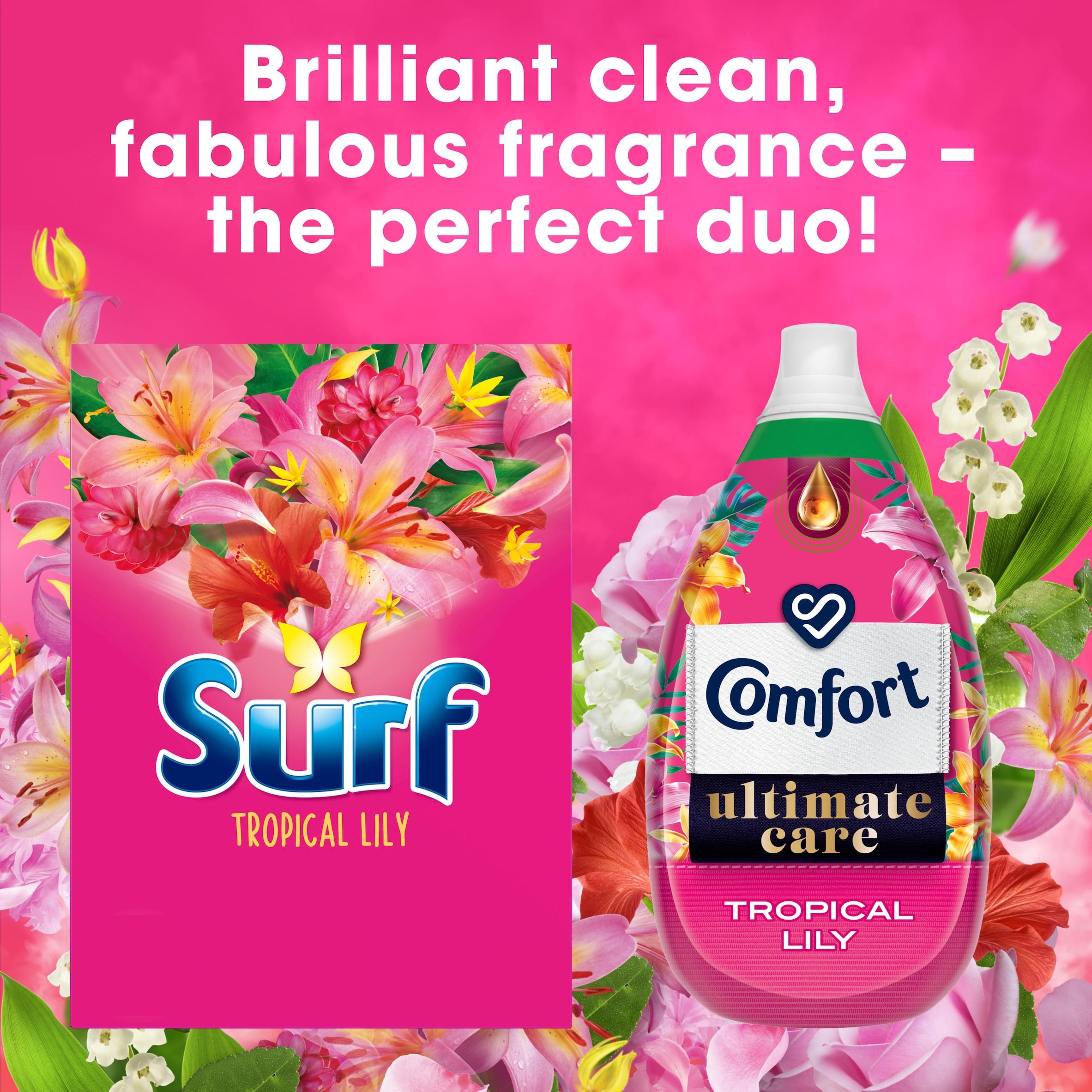 Surf Tropical Lily Washing Laundry Detergent Powder 75 Washes 3.75 kg thumbnail 6