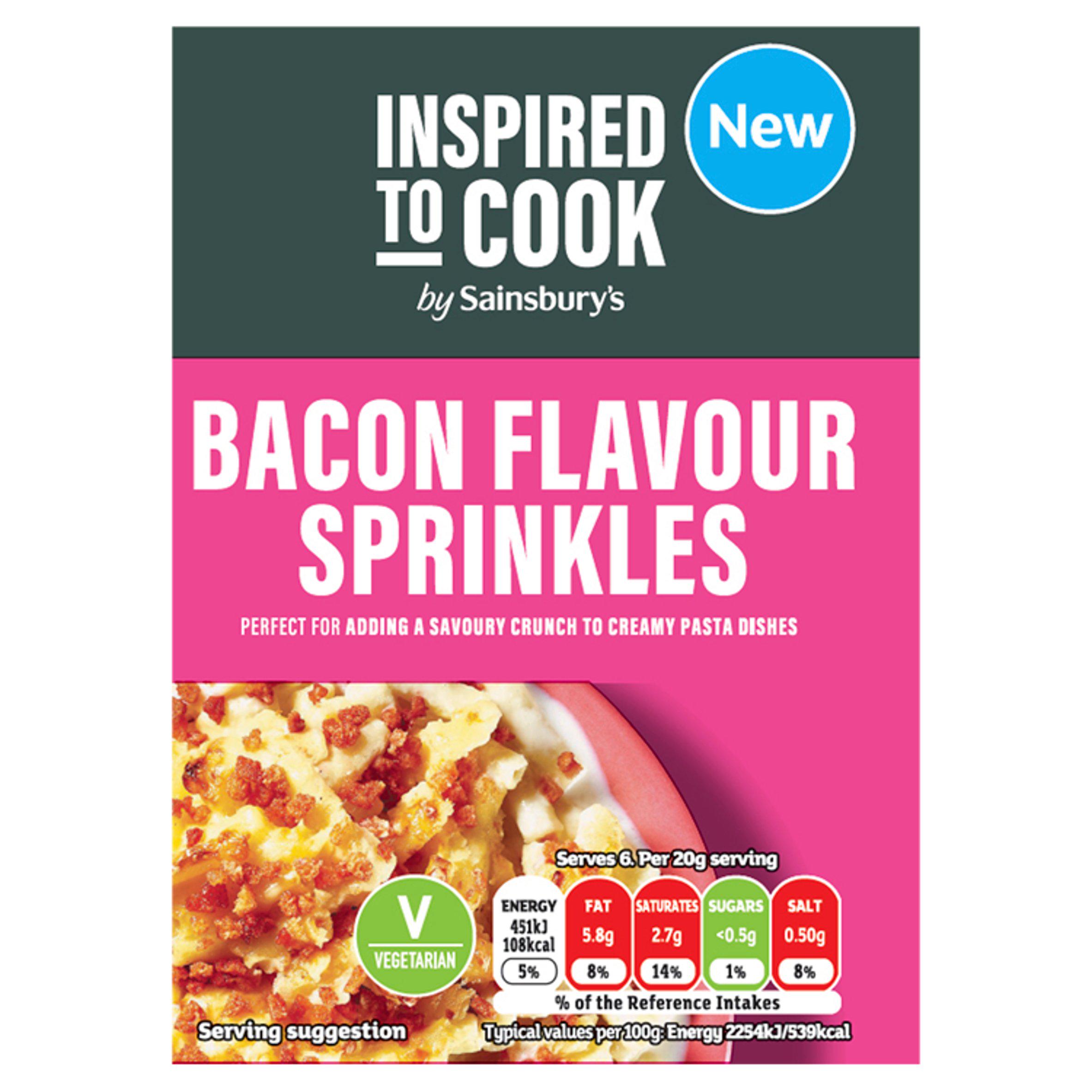 Sainsbury's Bacon Flavour Sprinkles, Inspired to Cook 120g