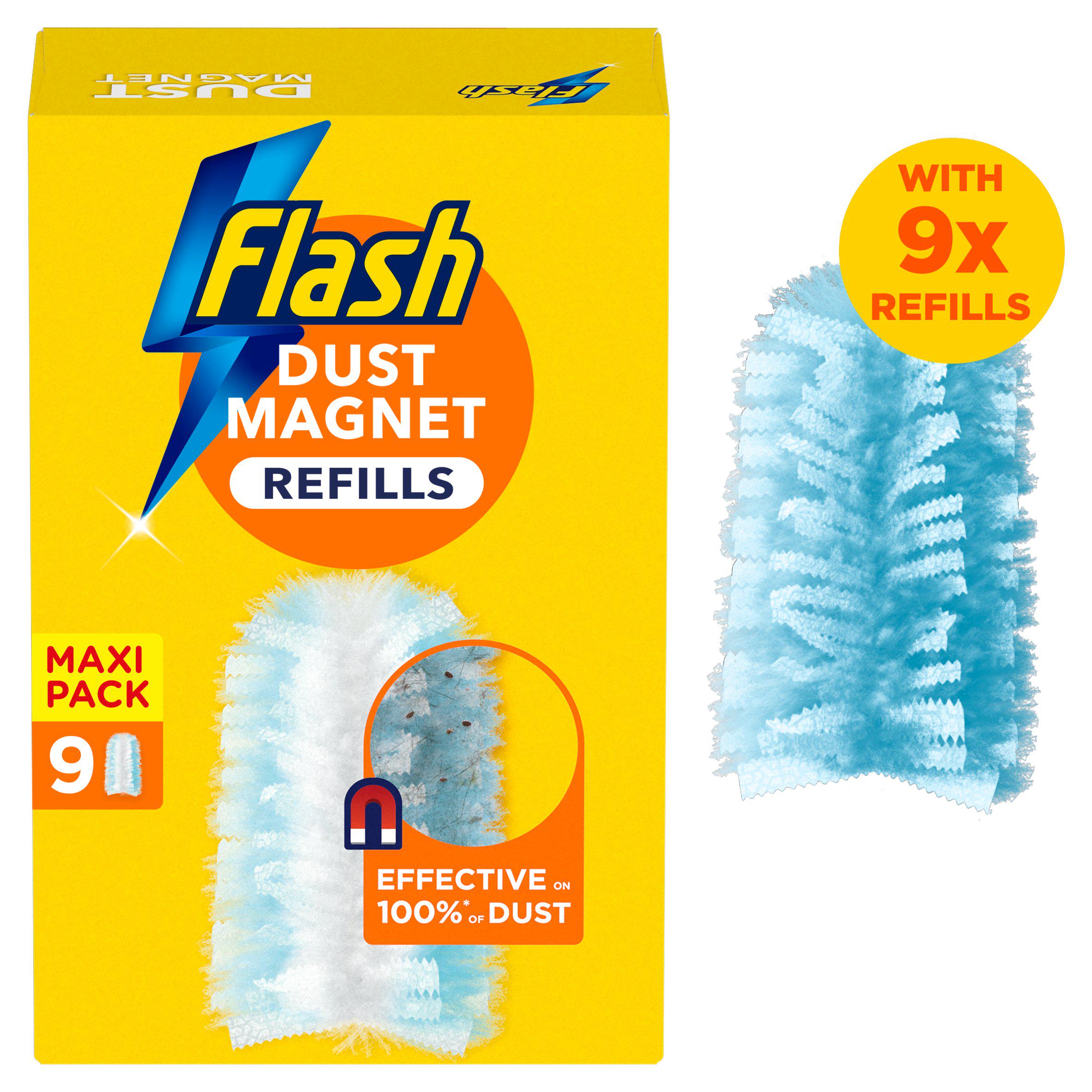Flash Duster Dust Magnet Trap & Lock Refills 10