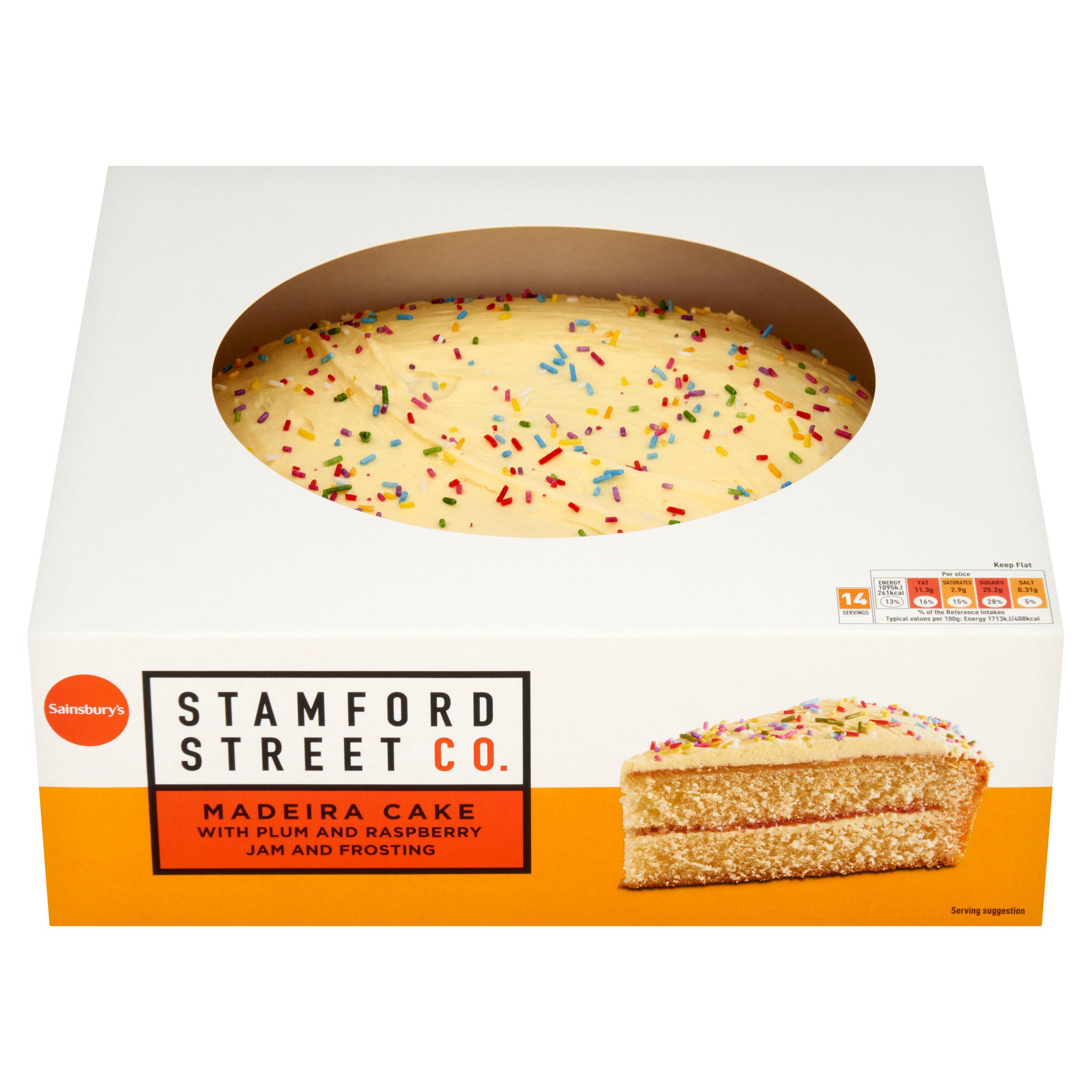 Stamford Street Co. Birthday Celebration Madeira Cake 895g (Serves 14)