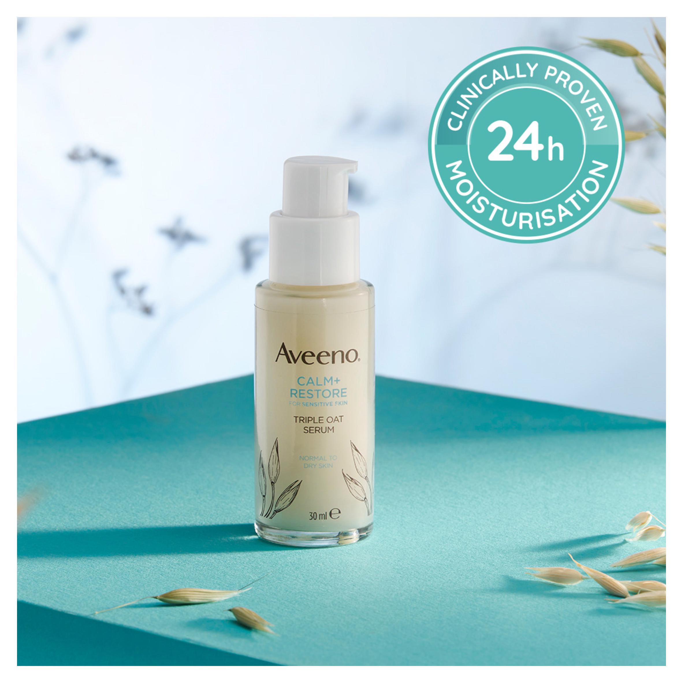 Aveeno Face Calm & Restore Triple Oat Serum Face Moisturiser 30ml thumbnail 2