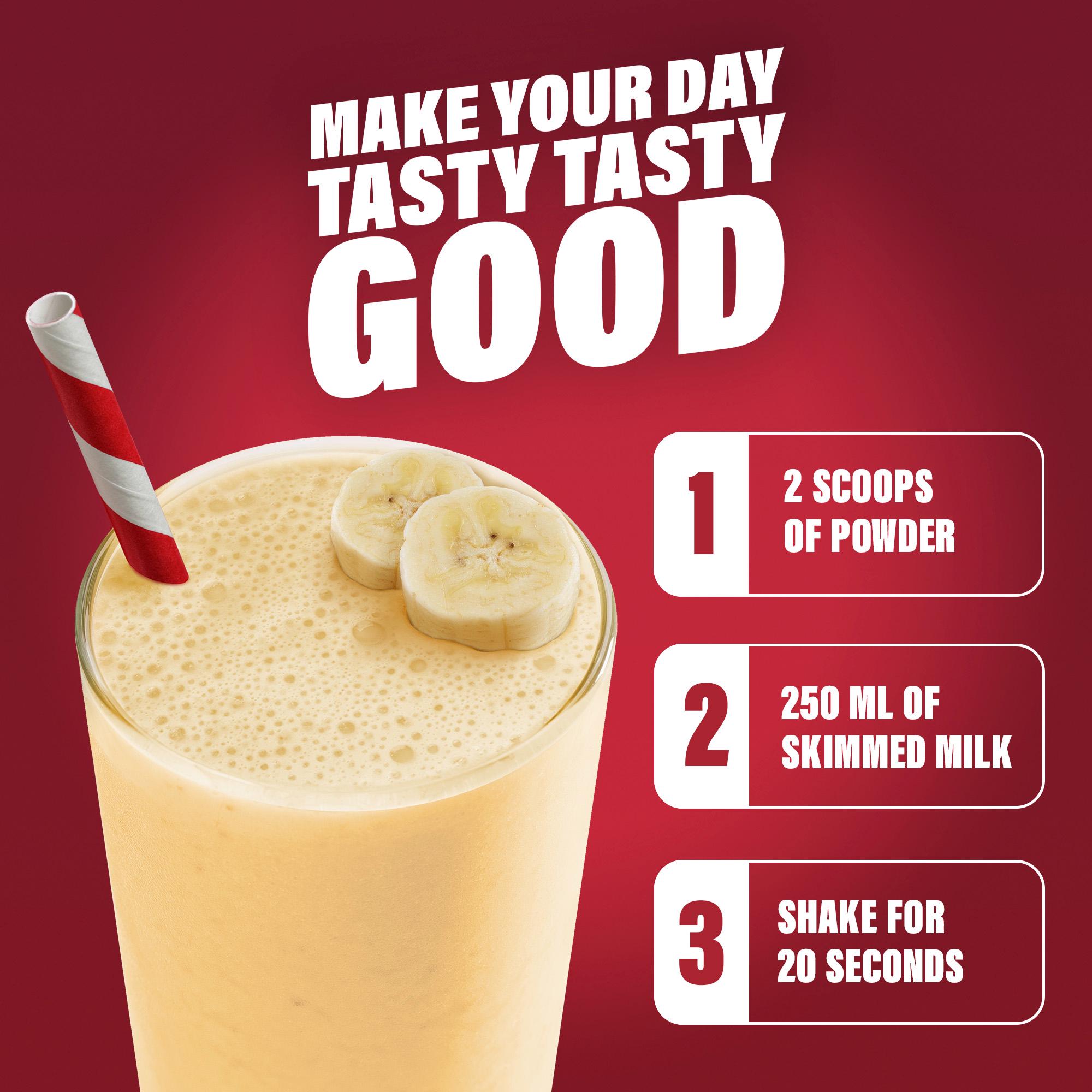 SlimFast Meal Replacement Shake Powder Tin Banana Flavour 10 meals 365g thumbnail 3