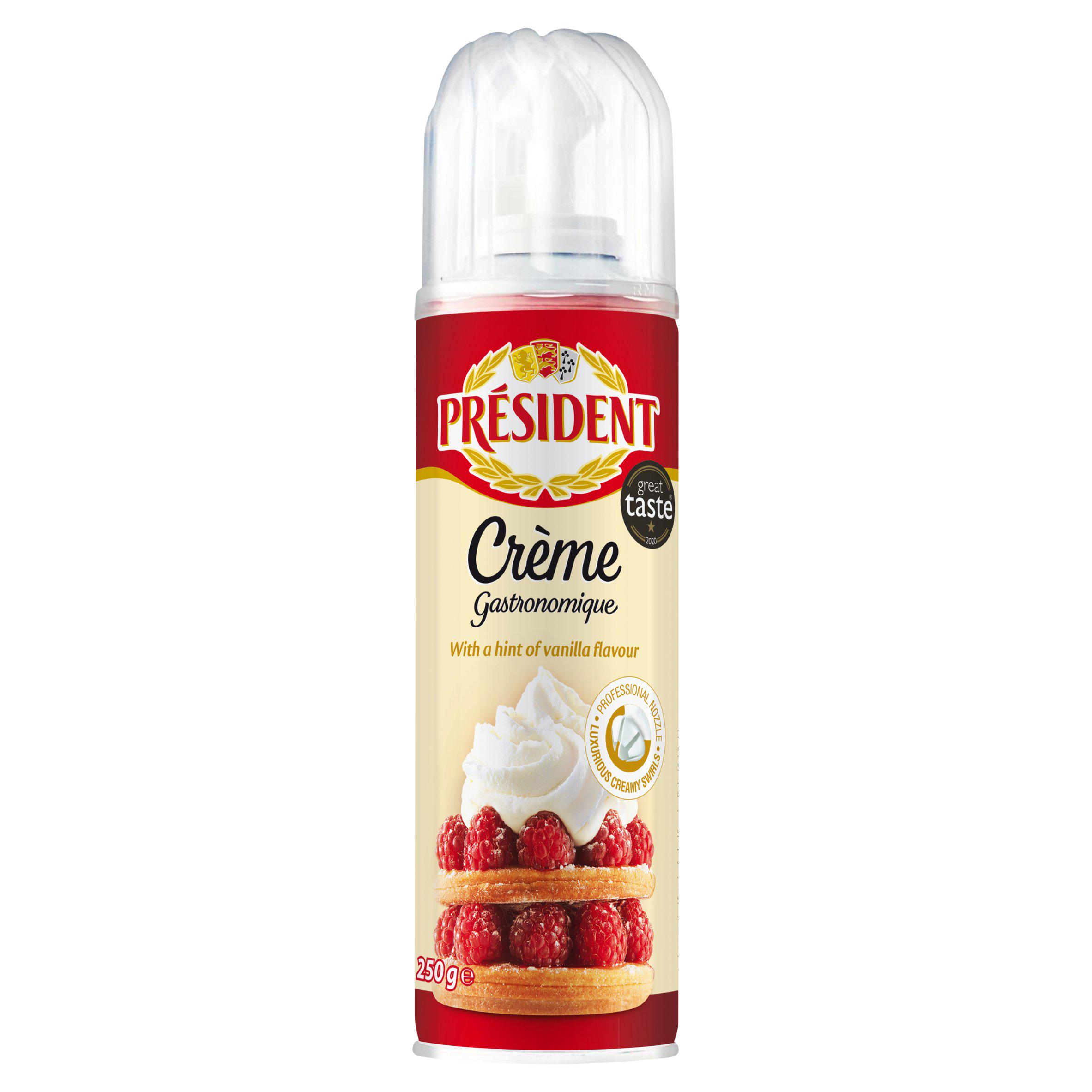 President Squirty Spray Cream