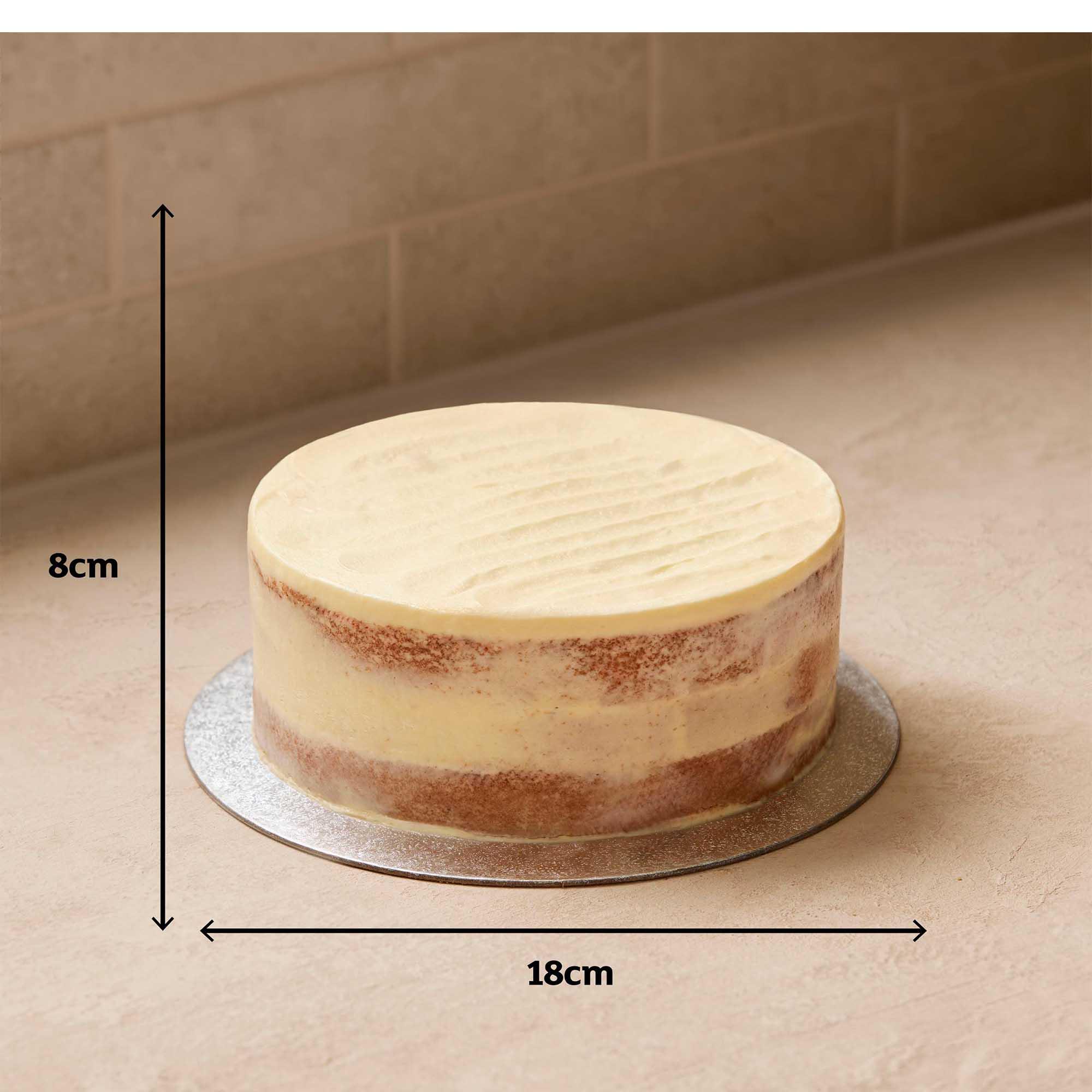 Sainsbury's 1.45kg Vanilla Naked Cake, Taste the Difference thumbnail 3