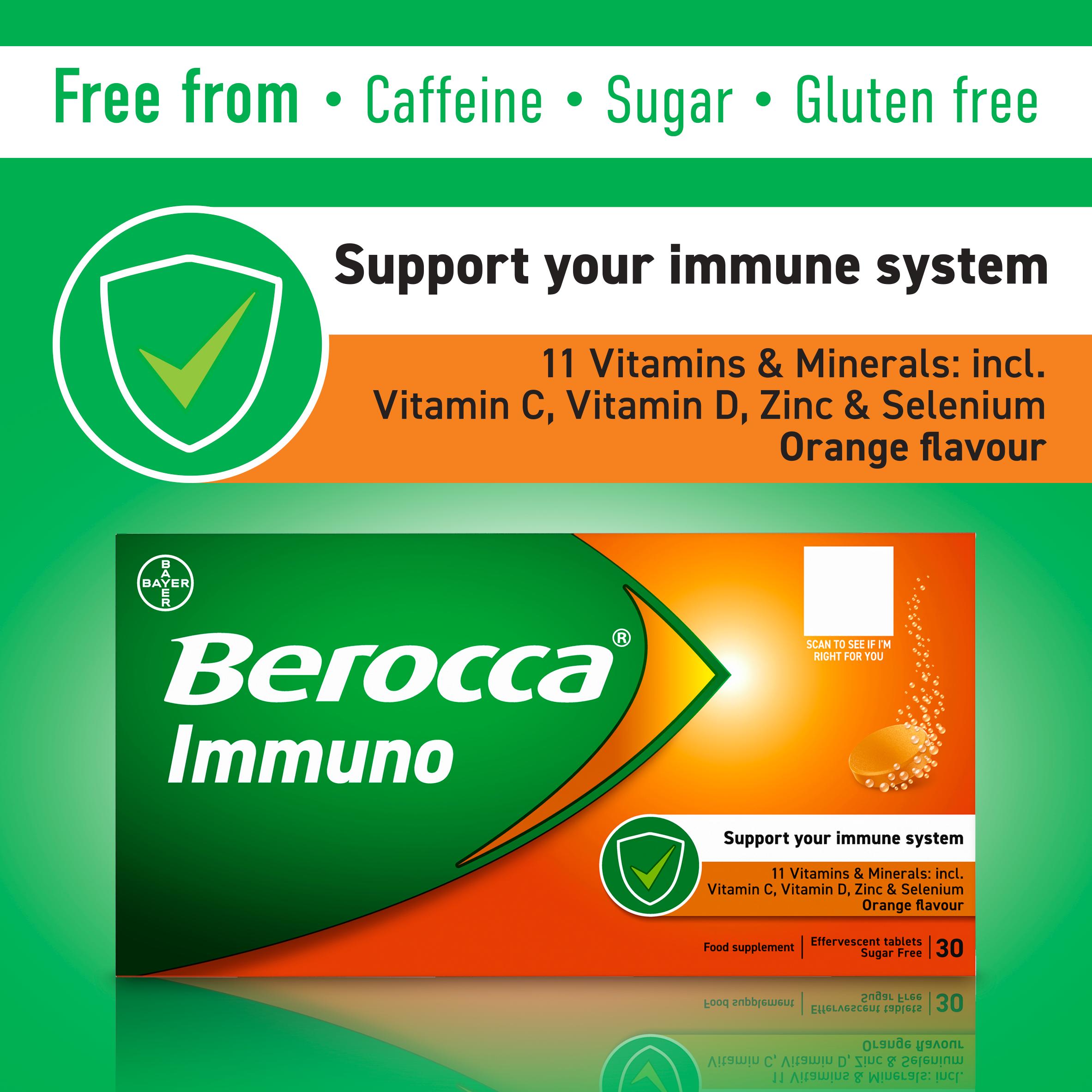 Berocca Immuno-Energy & Immune Support Tablets x30 thumbnail 3