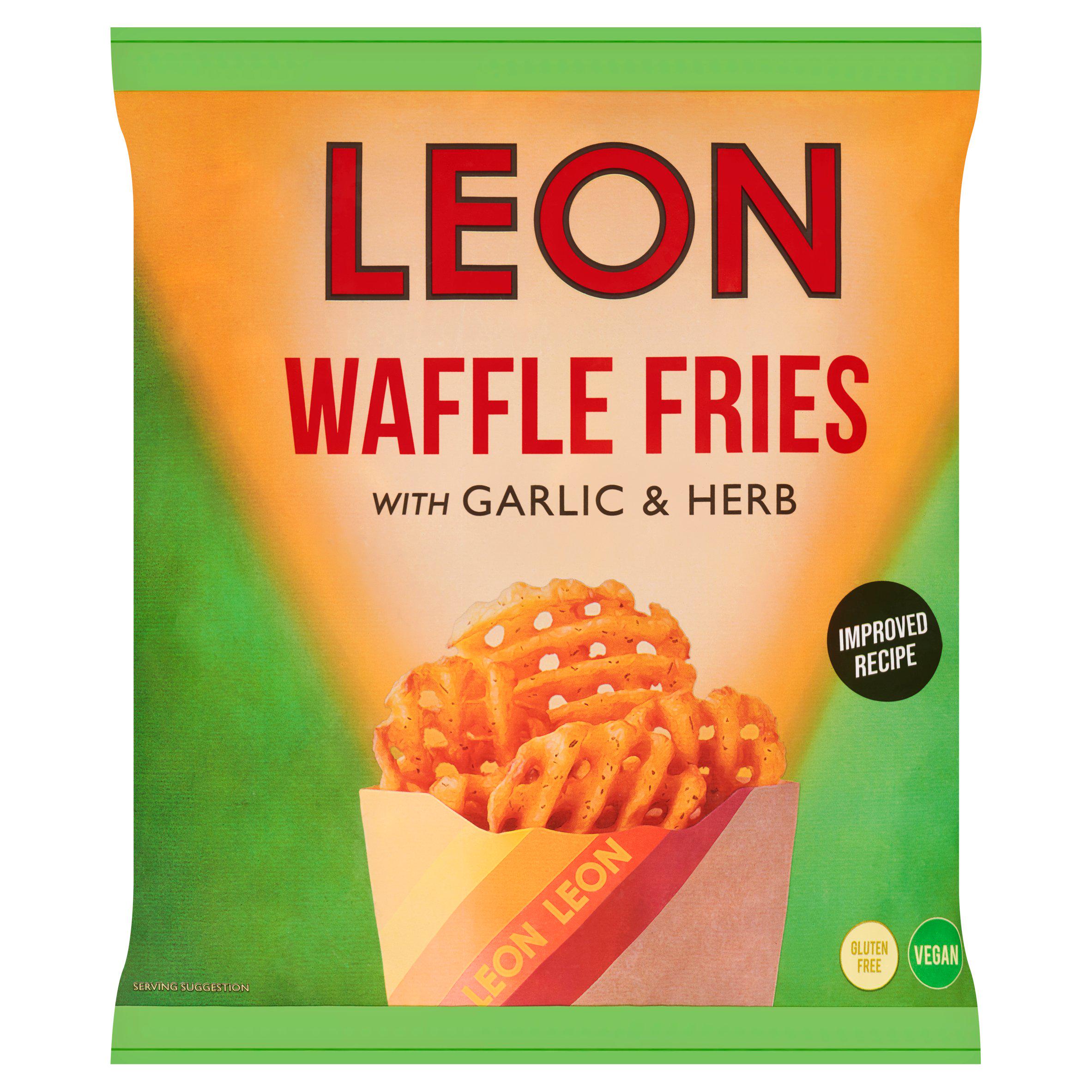 LEON Garlic & Herb Waffle Fries