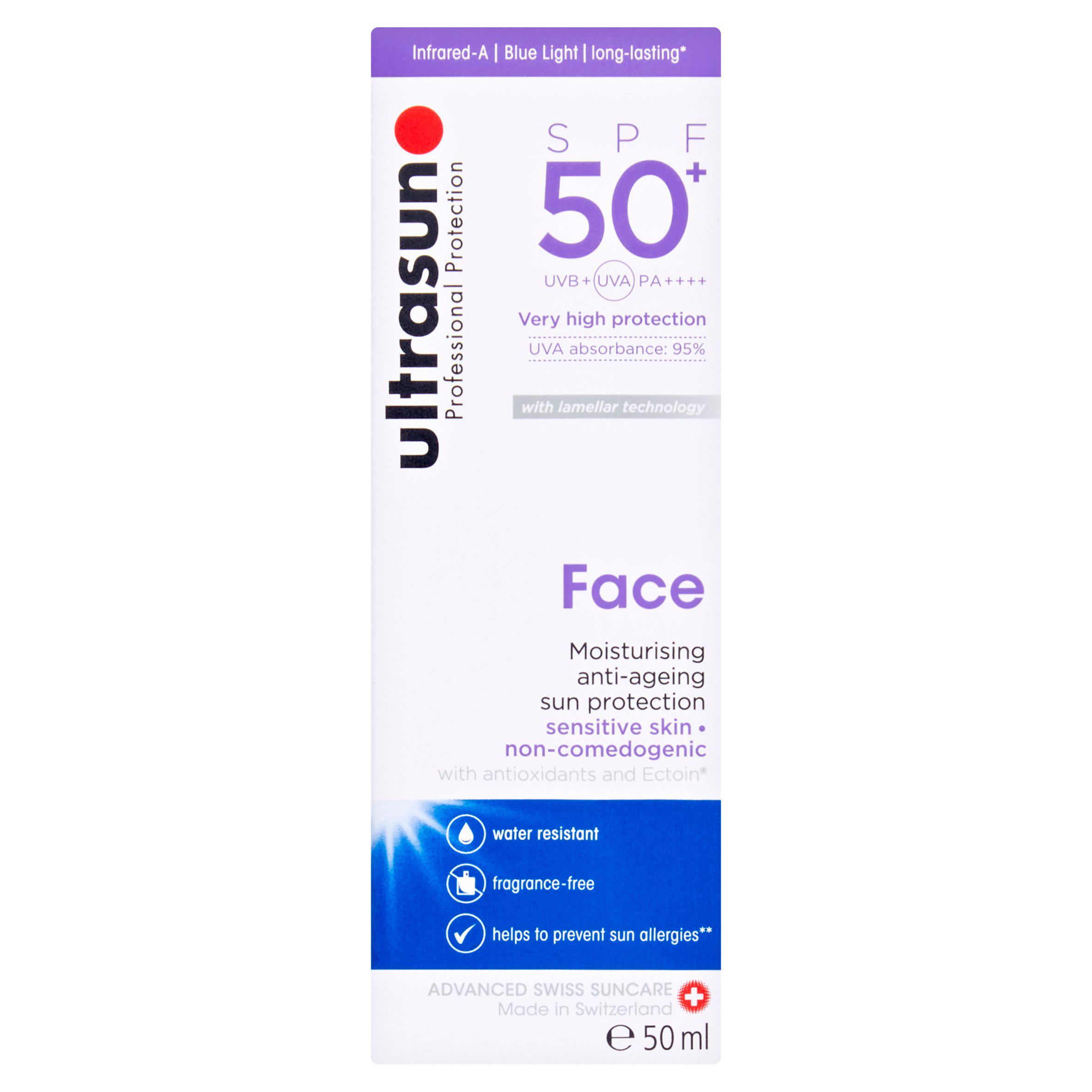 Ultrasun SPF 50+ Face Sunscreen