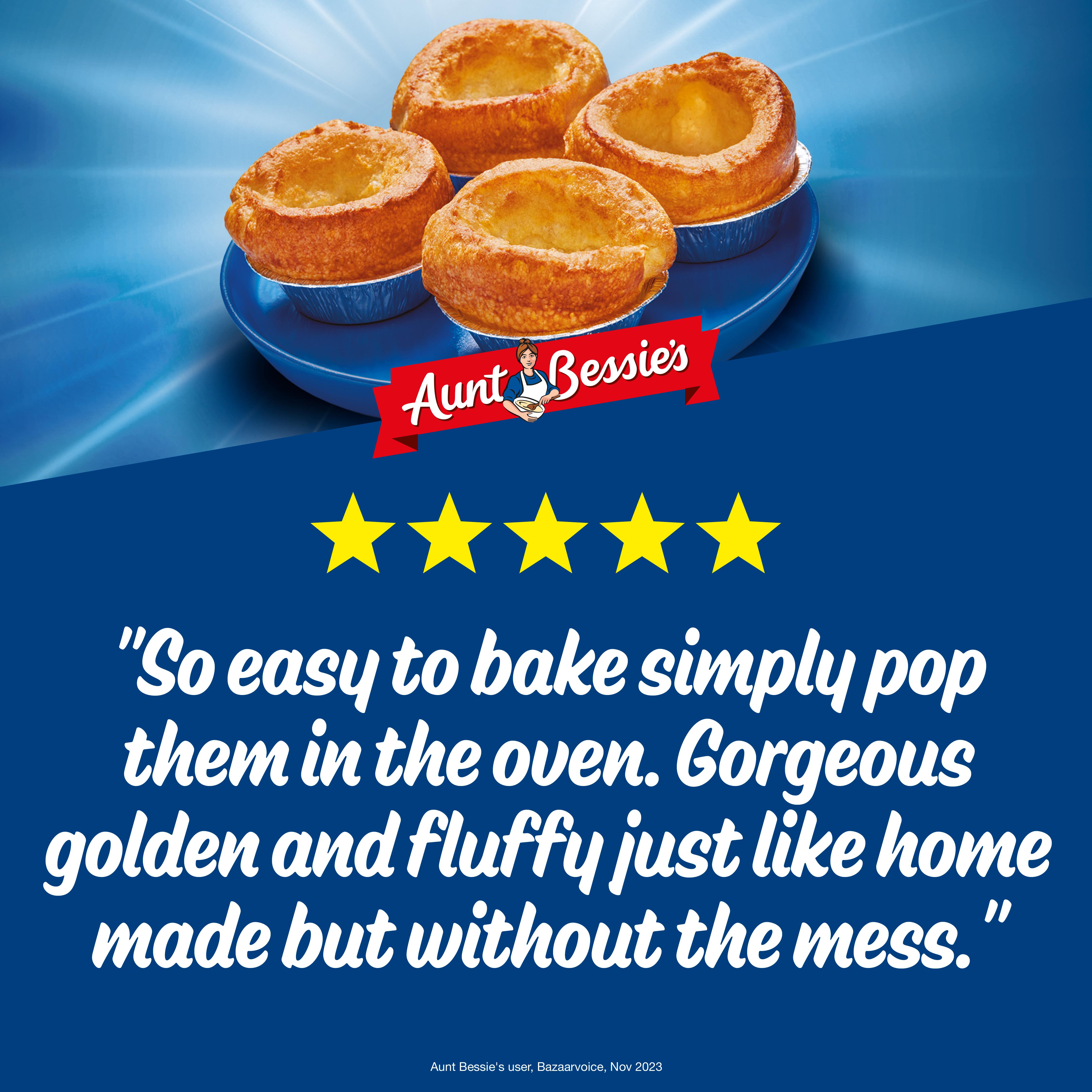Aunt Bessie's Bake at Home Yorkshire Puddings x12 370g thumbnail 3