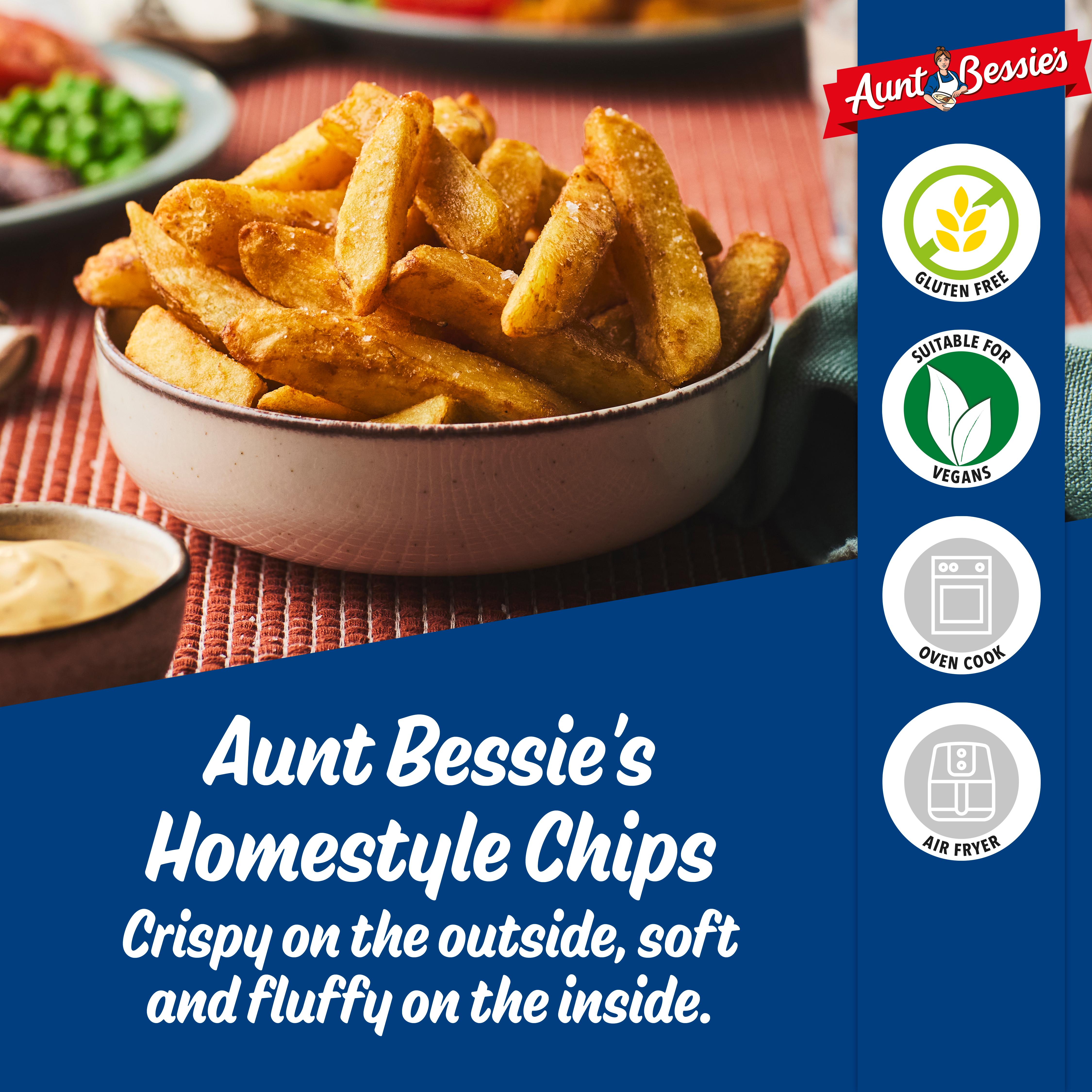 Aunt Bessie's Crispy & Fluffy Homestyle Chips 1.3kg thumbnail 2