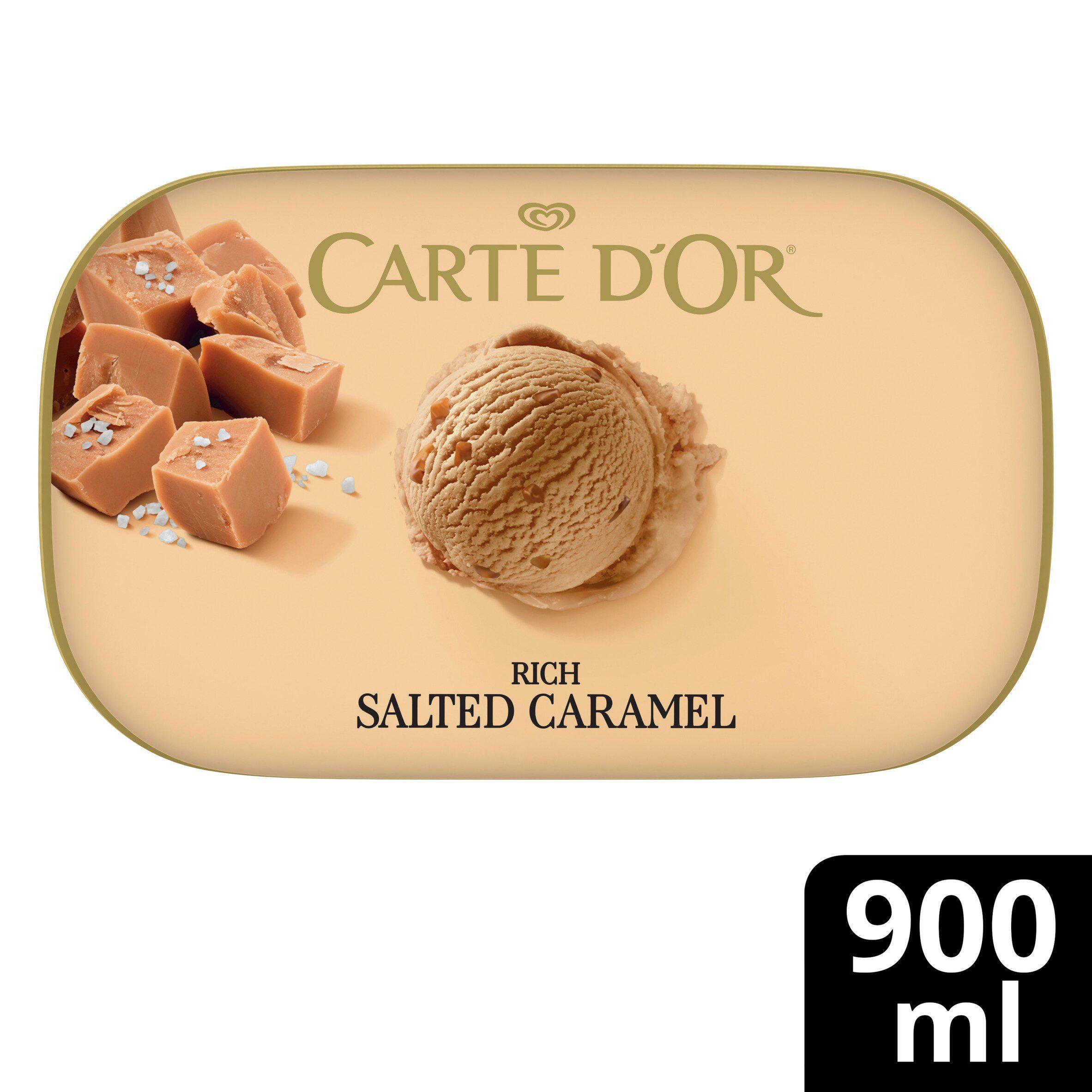 Carte D'or Rich Salted Caramel Ice Cream Dessert Tub