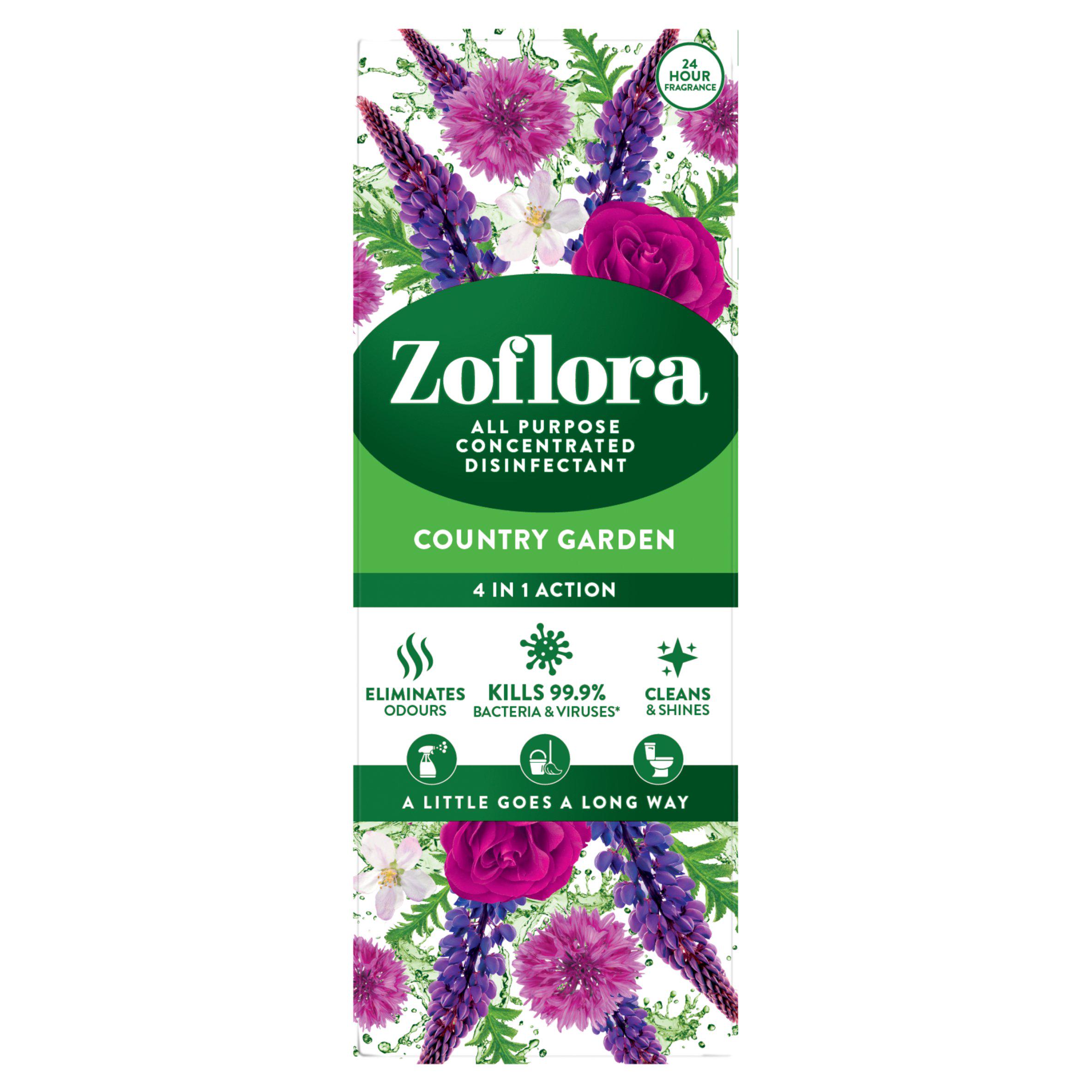 Zoflora 3 in 1 Action Concentrated Disinfectant Country Garden 120ml
