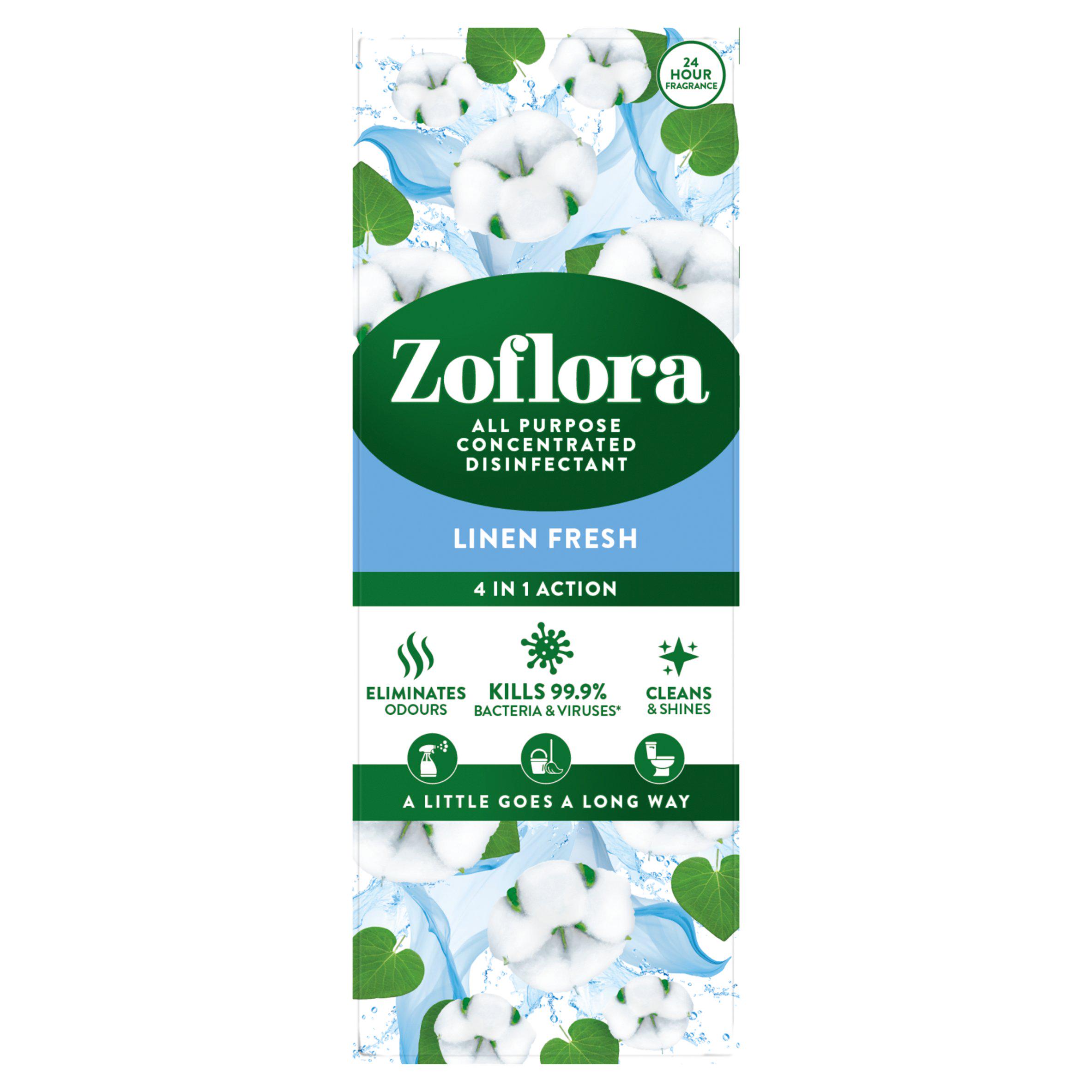 Zoflora 3 in 1 Action Concentrated Disinfectant Linen Fresh 120ml