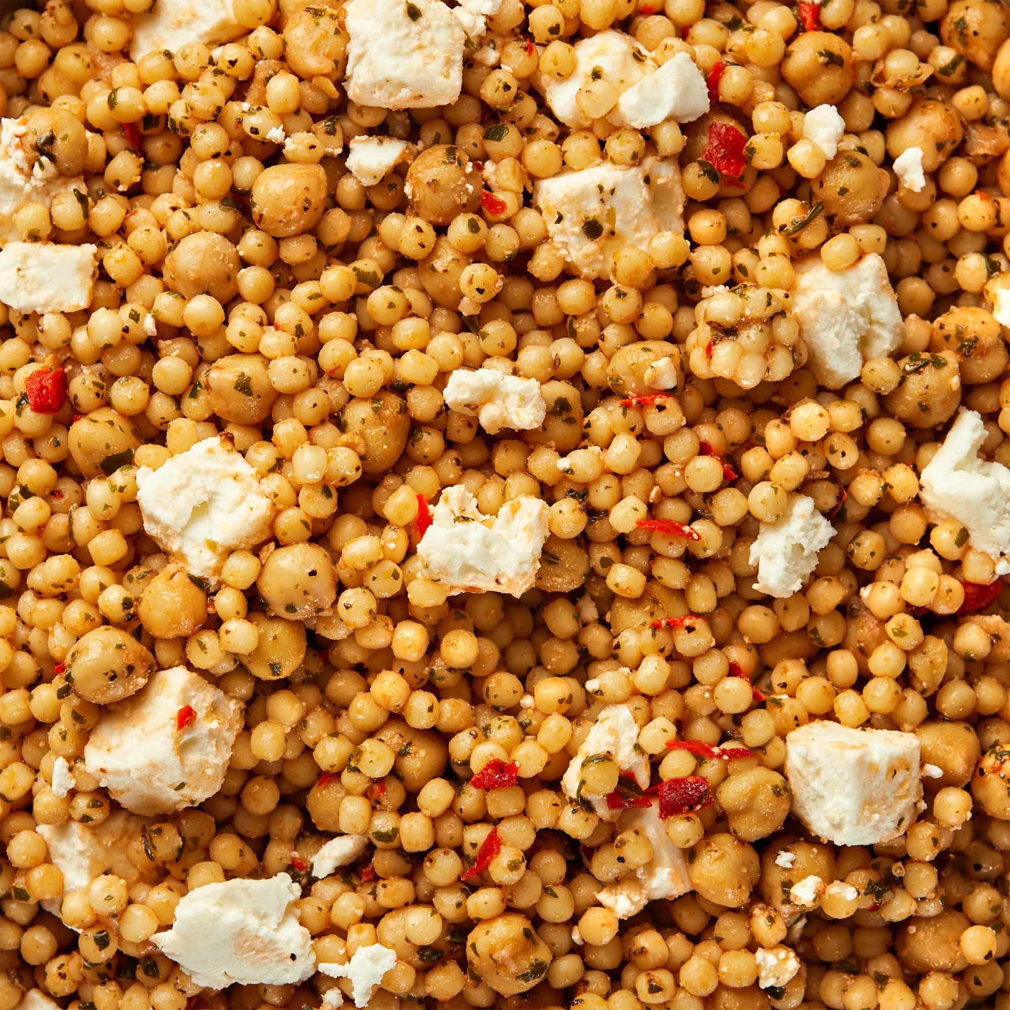 Sainsbury's Giant Couscous, Chickpea & Feta Salad Bowl, Taste the Difference 800g thumbnail 2