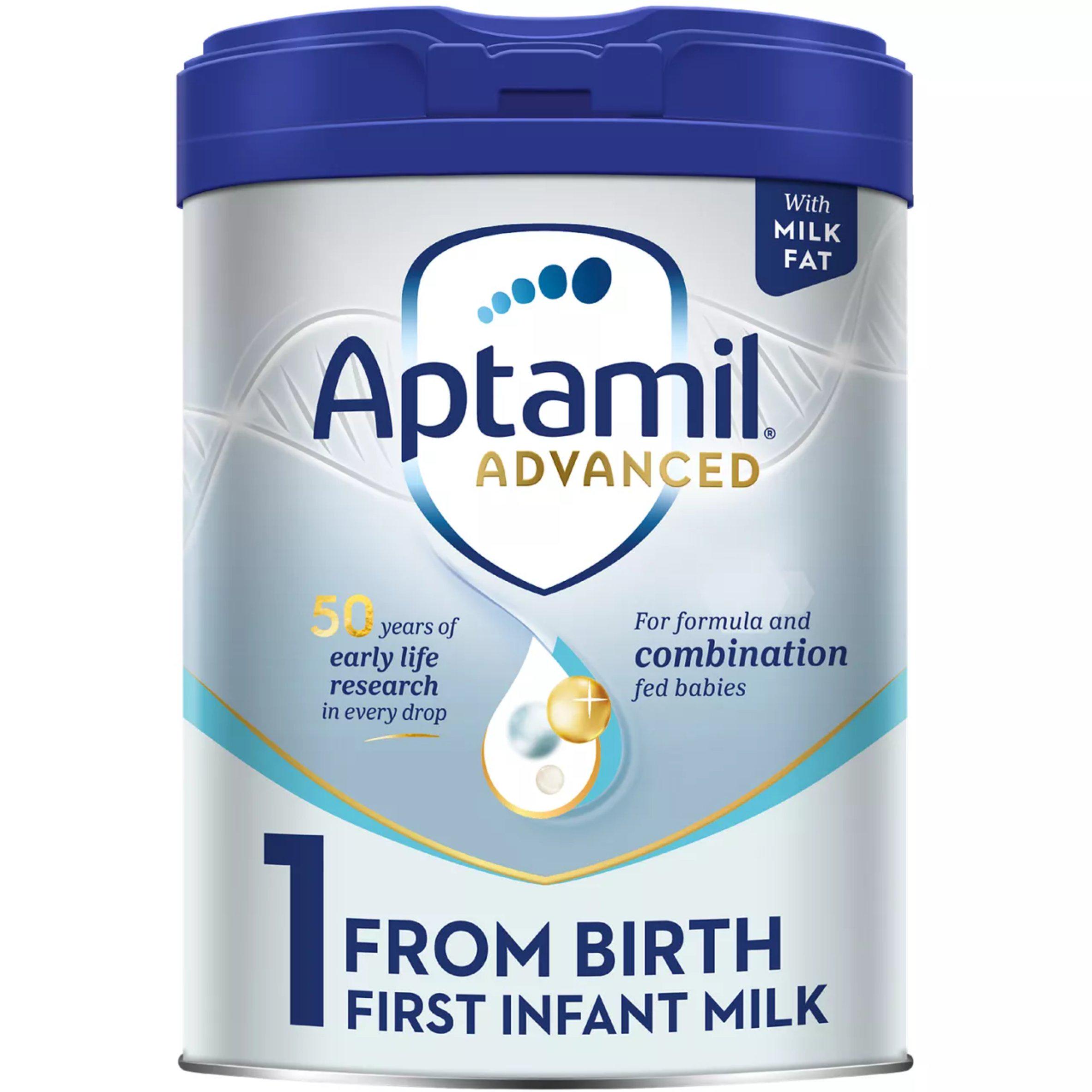 Aptamil Advanced 1 First Infant Baby Milk Formula Powder From Birth