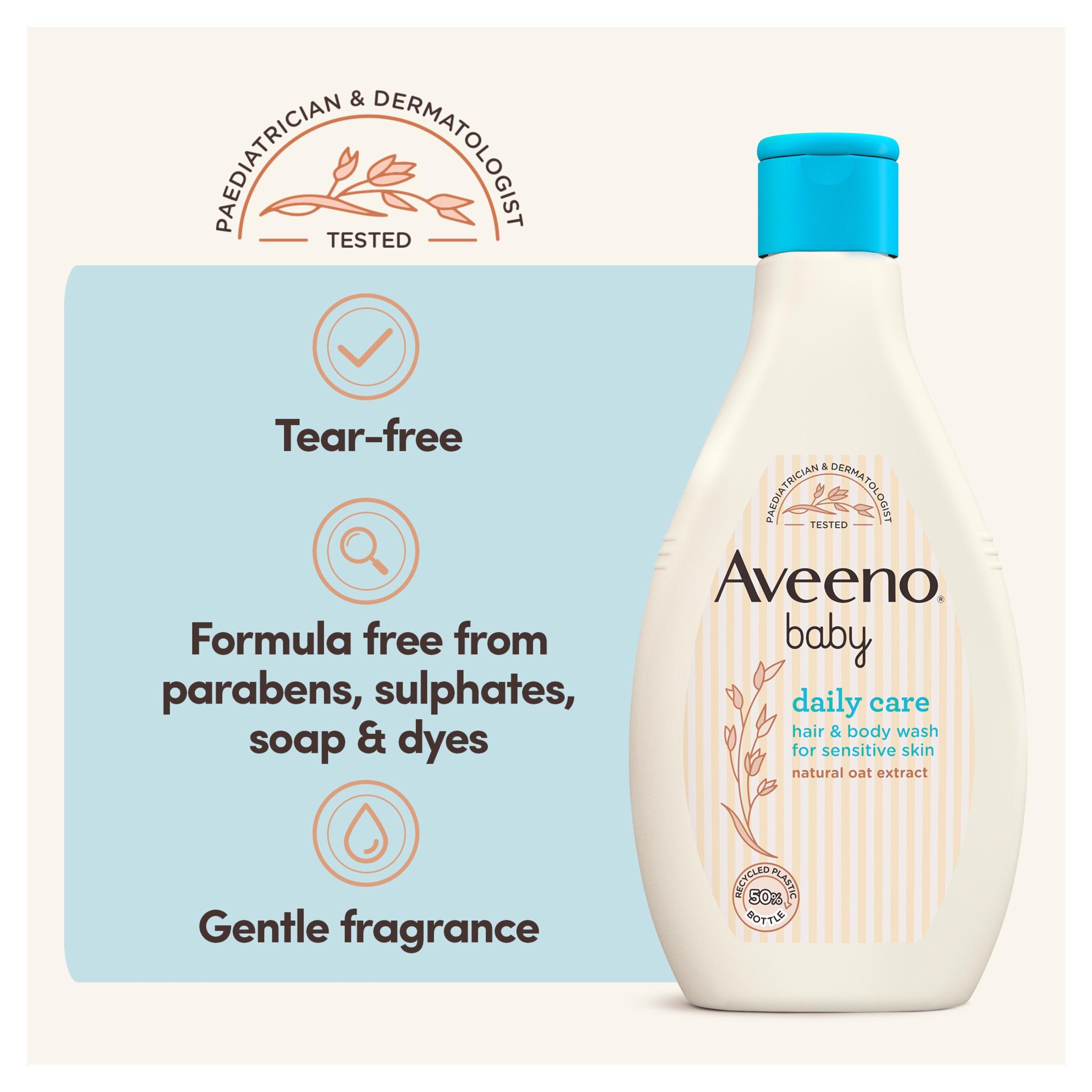 Aveeno Baby Daily Care Hair & Body Baby Wash 250ml thumbnail 3