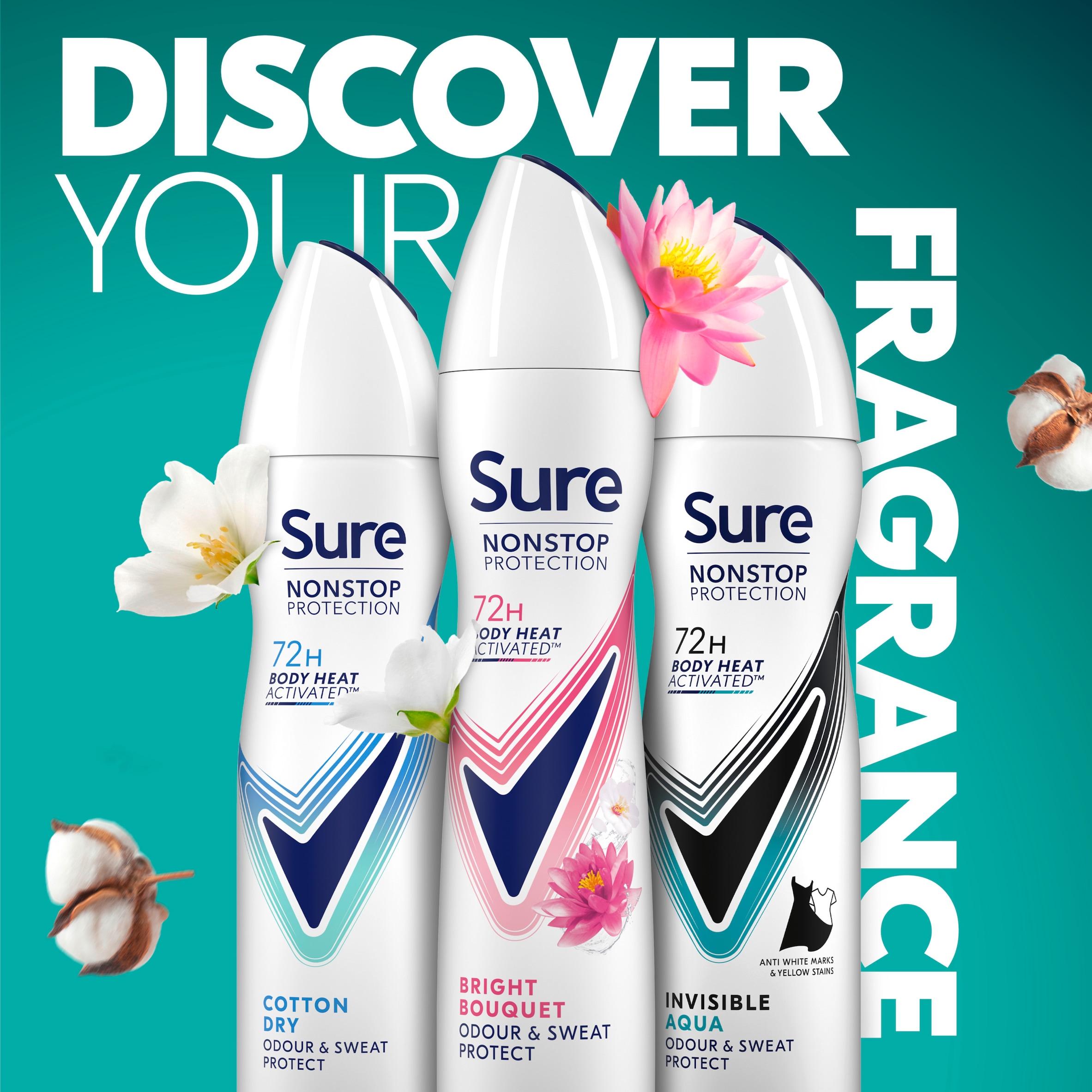 Sure Women Bright Bouquet 72h Nonstop Protection Antiperspirant Deodorant 250ml thumbnail 5