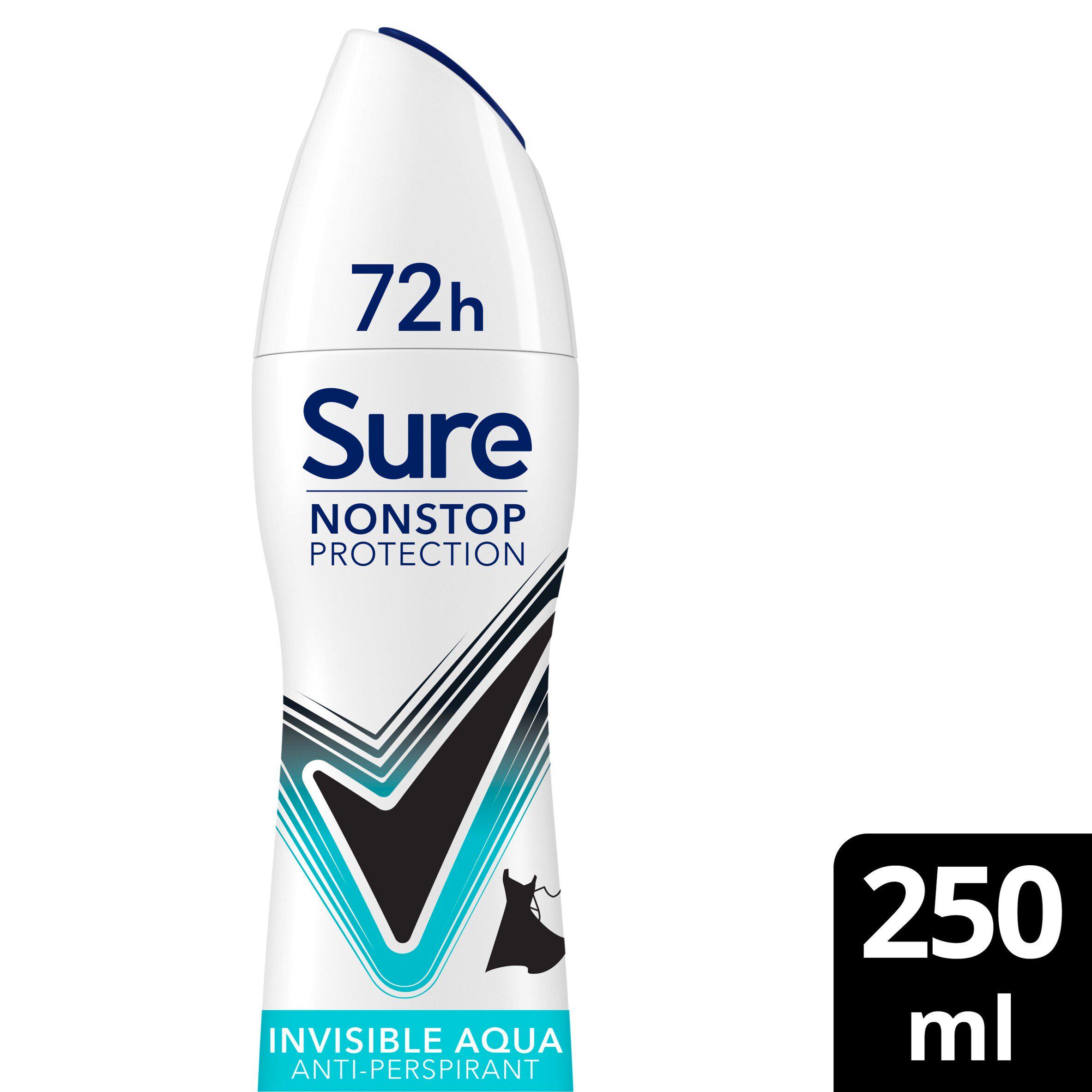 Sure Women Invisible Aqua 72h Nonstop Protection Antiperspirant Deodorant 250ml