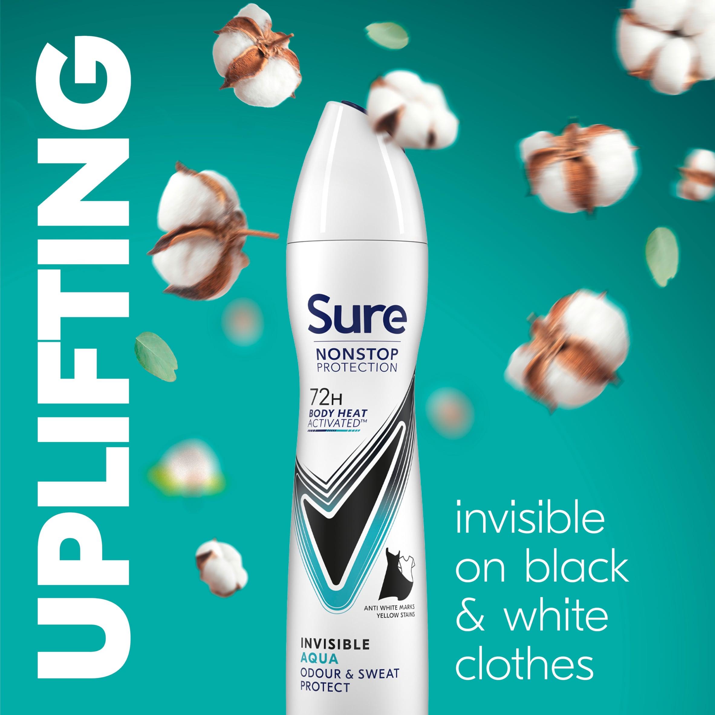 Sure Women Invisible Aqua 72h Nonstop Protection Antiperspirant Deodorant 250ml thumbnail 3