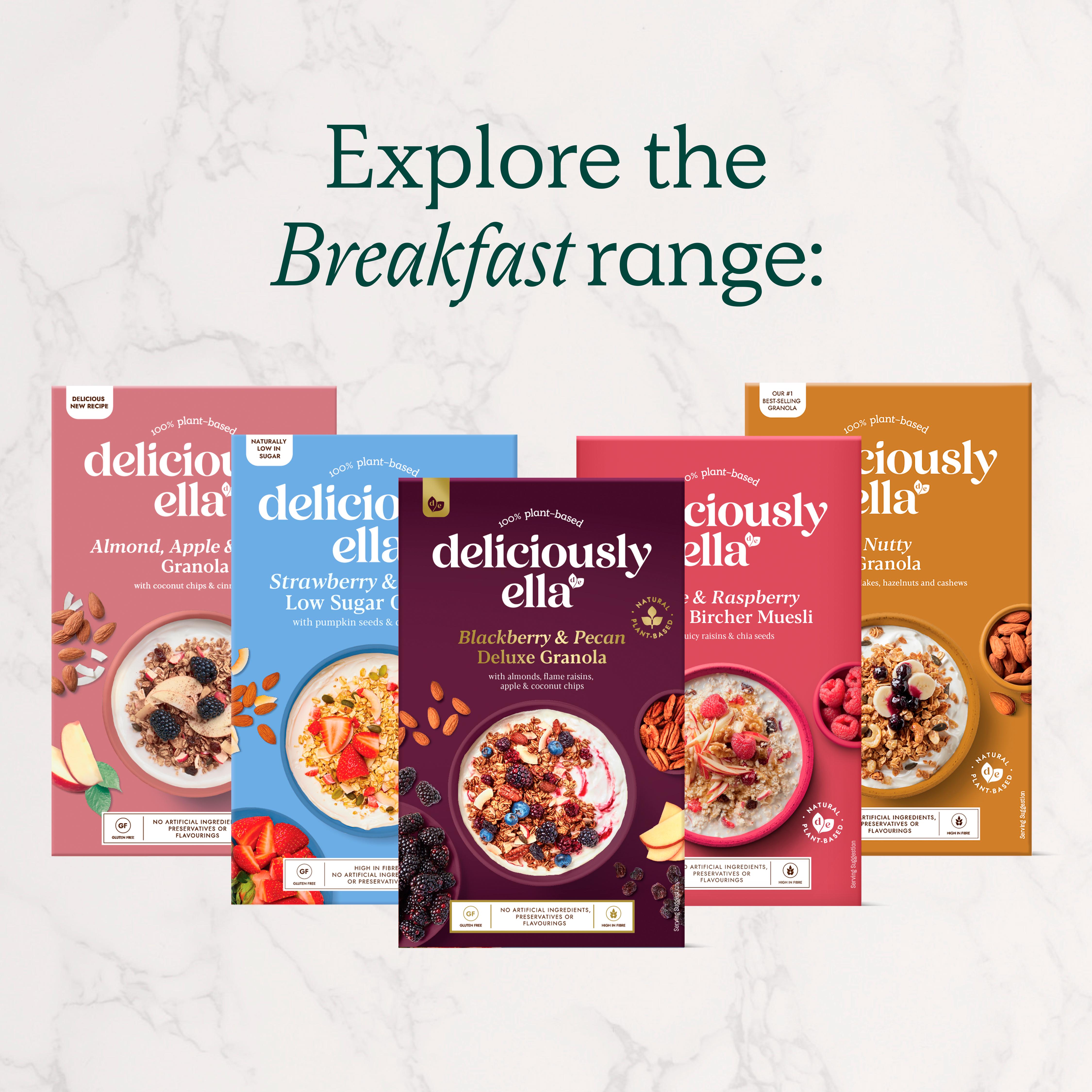 Deliciously Ella 400g Almond & Cinnamon Granola Breakfast Cereal thumbnail 6