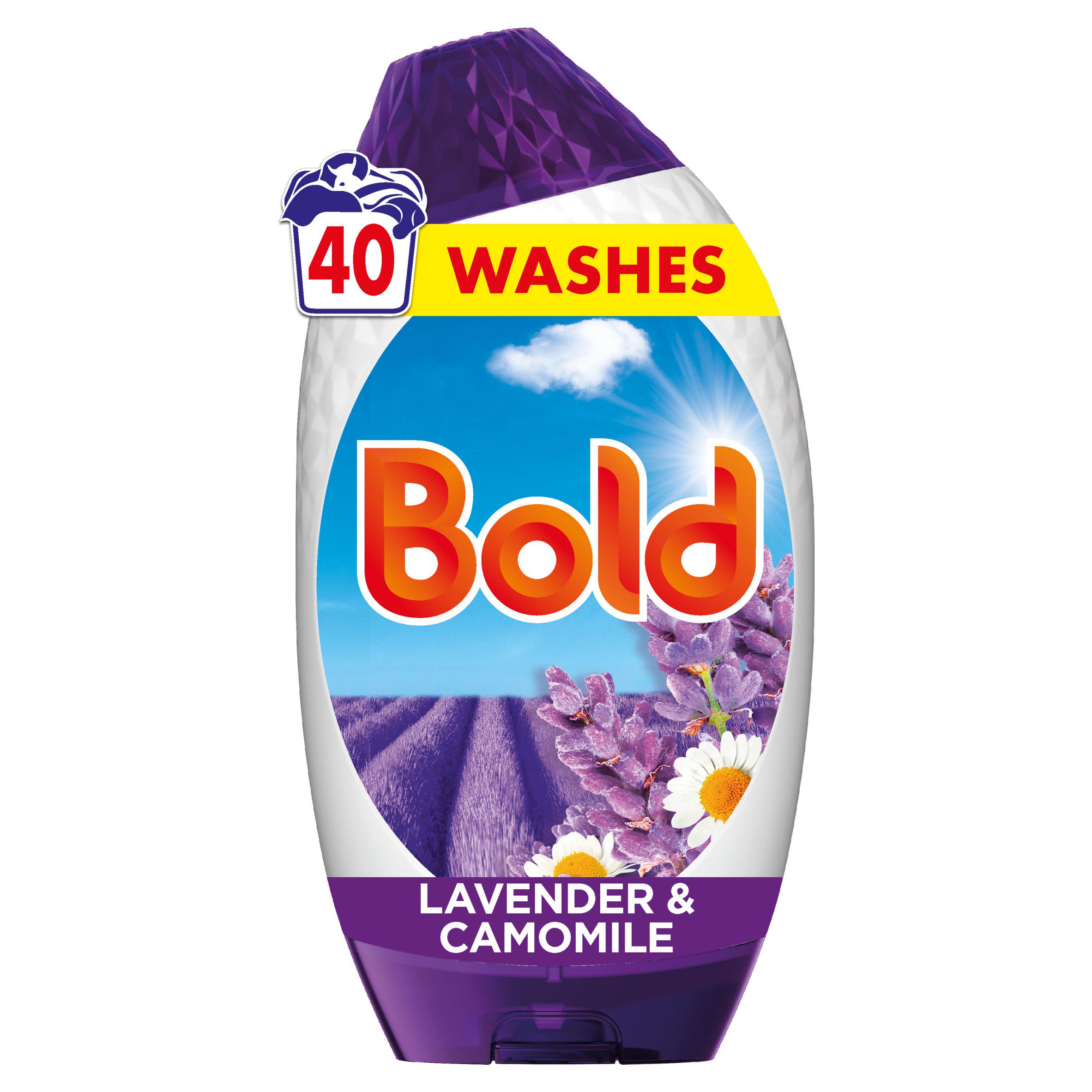 Bold Lavendar & Camomile Laundry Detergent Washing Gel 40 Washes