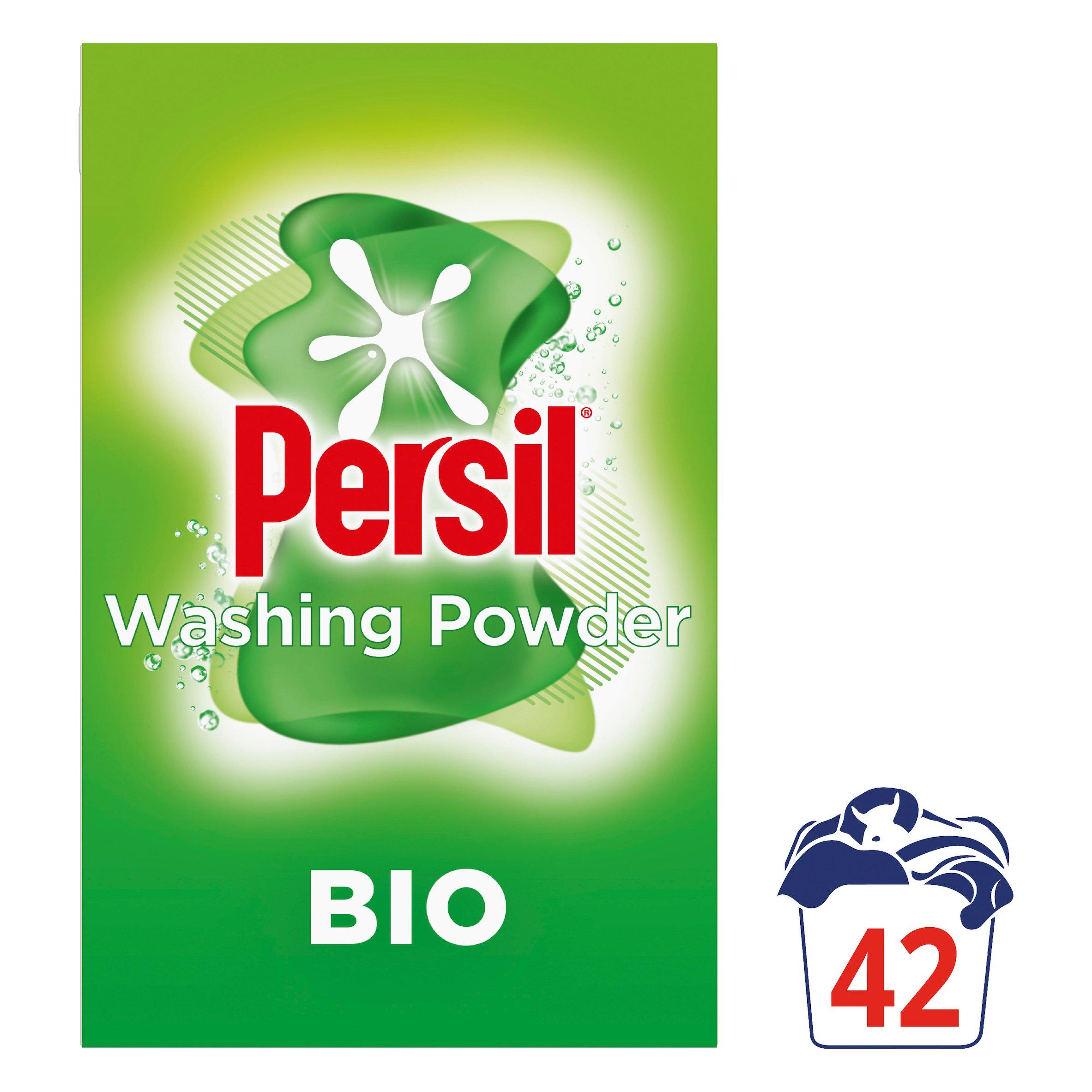 Persil Bio Washing Laundry Detergent Powder 42 Washes 2.1 kg