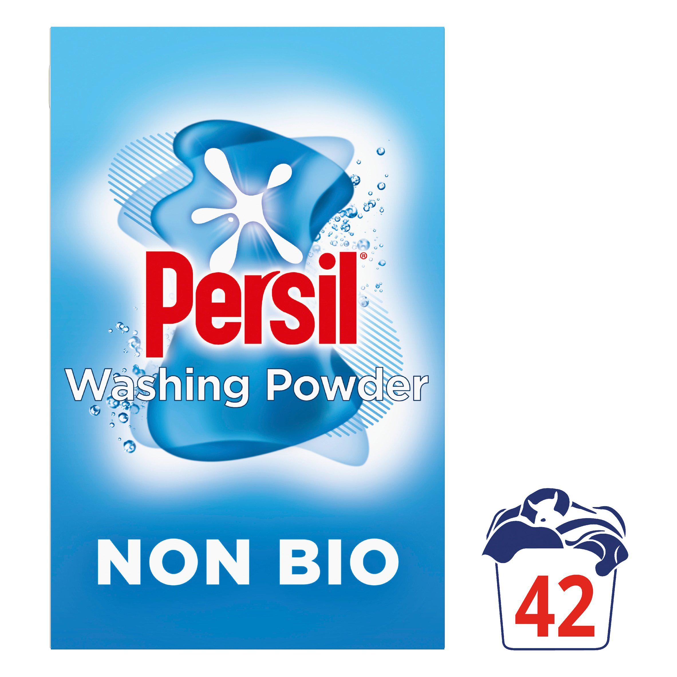 Persil Fabric Cleaning Washing Powder Non Bio 42 Washes