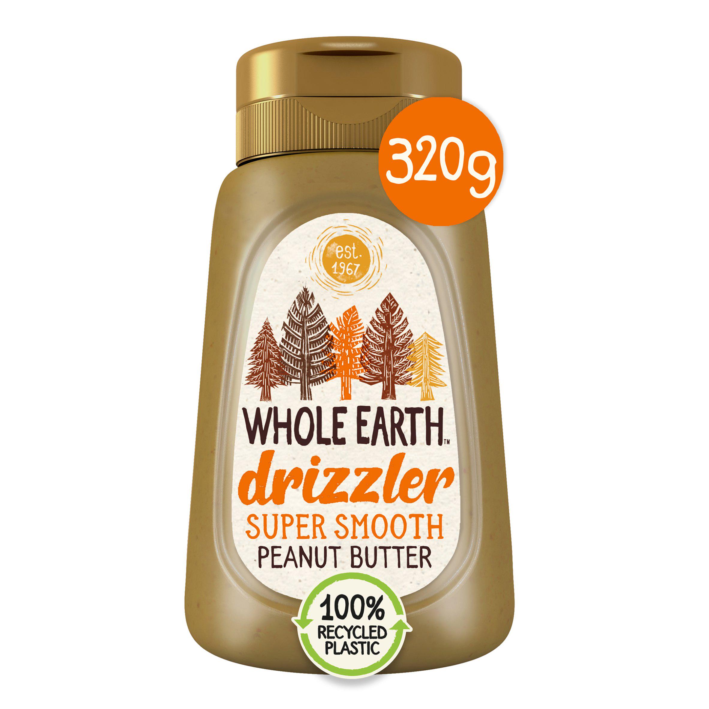 Whole Earth Drizzler Original Roasted Super Smooth Peanut Butter 320g