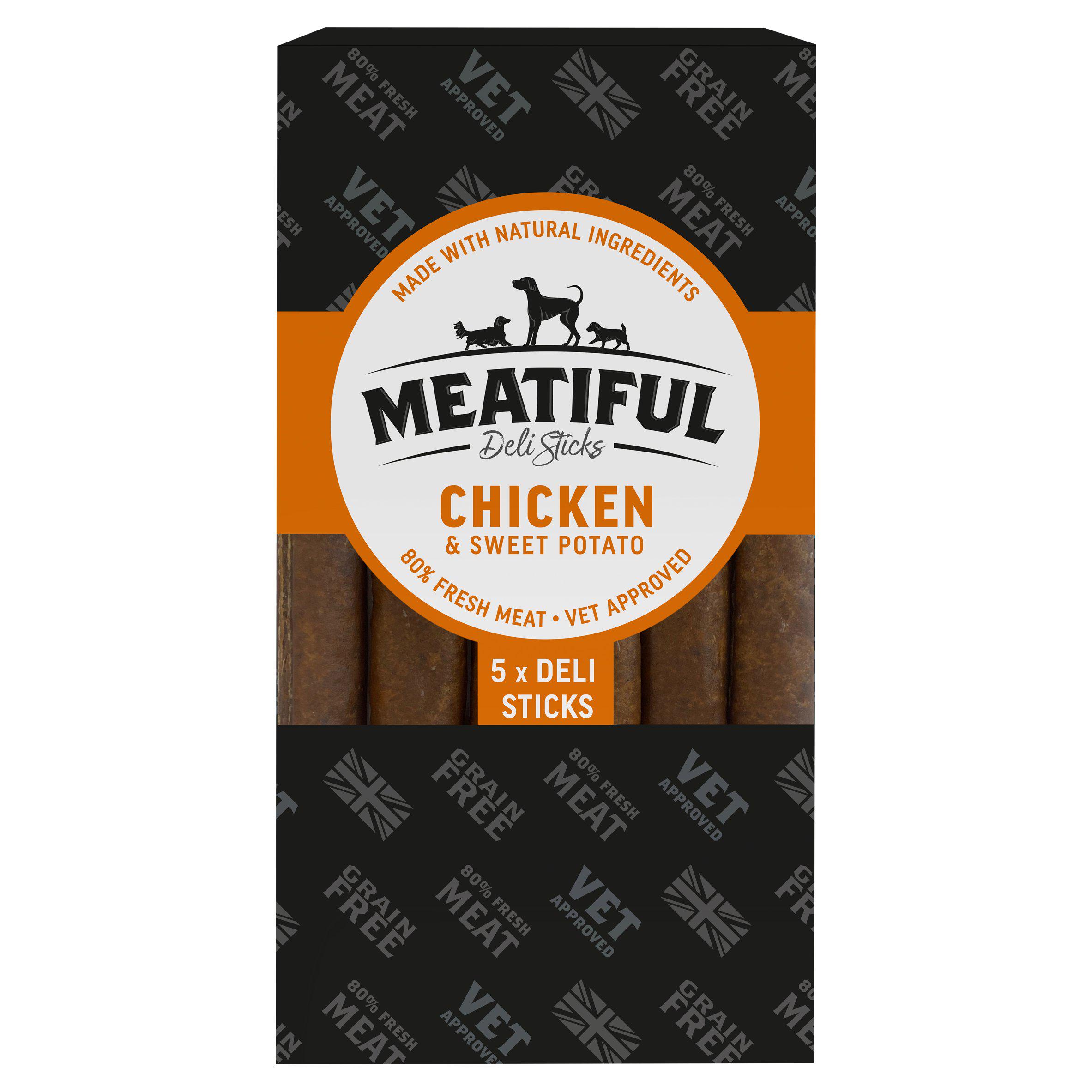 5 Deli Sticks Chicken & Sweet Potato 110g