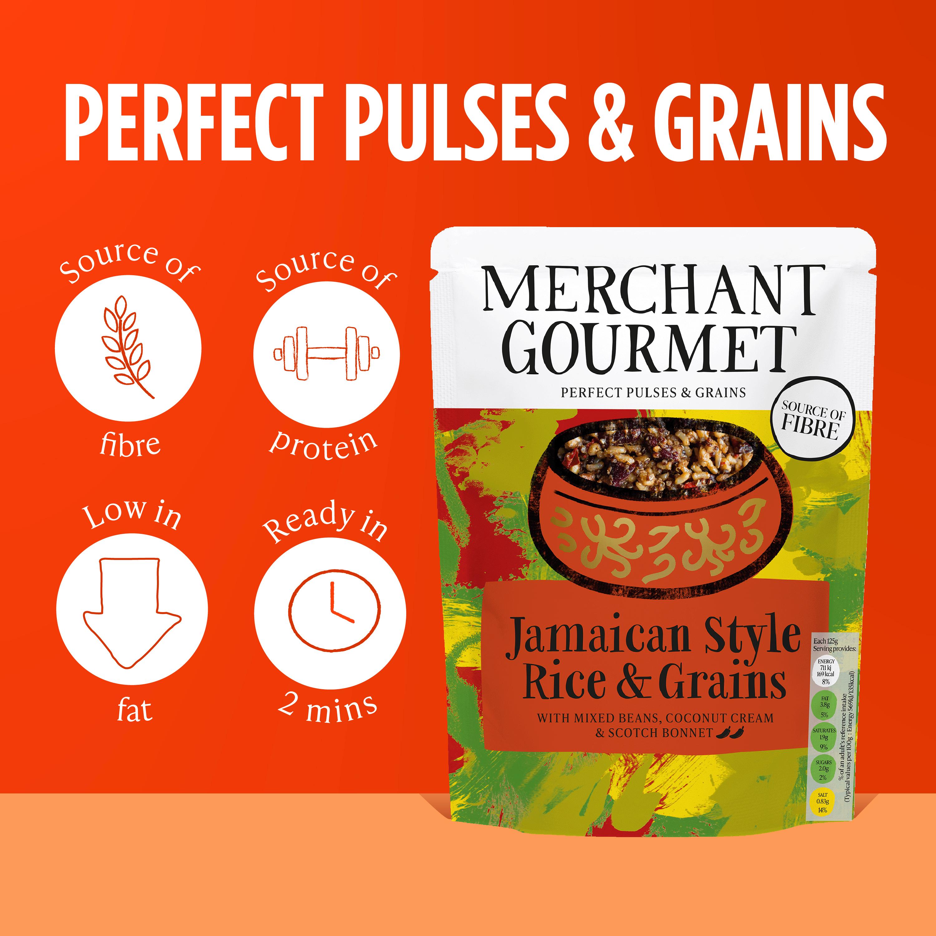 Merchant Gourmet Fiery Jamaican Style Grains & Pulses 250g thumbnail 3