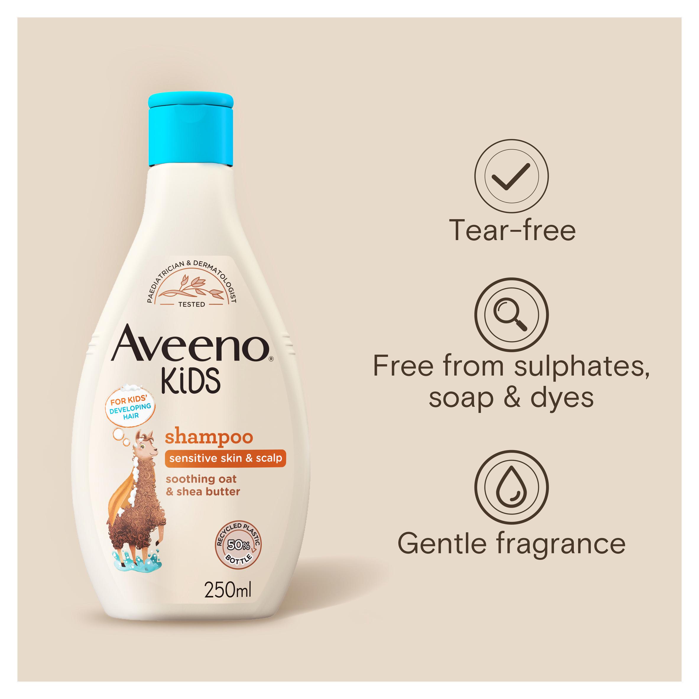Aveeno Kids Shampoo with Soothing Oat & Shea Butter Developed For Your Little Superhero 250ml thumbnail 6