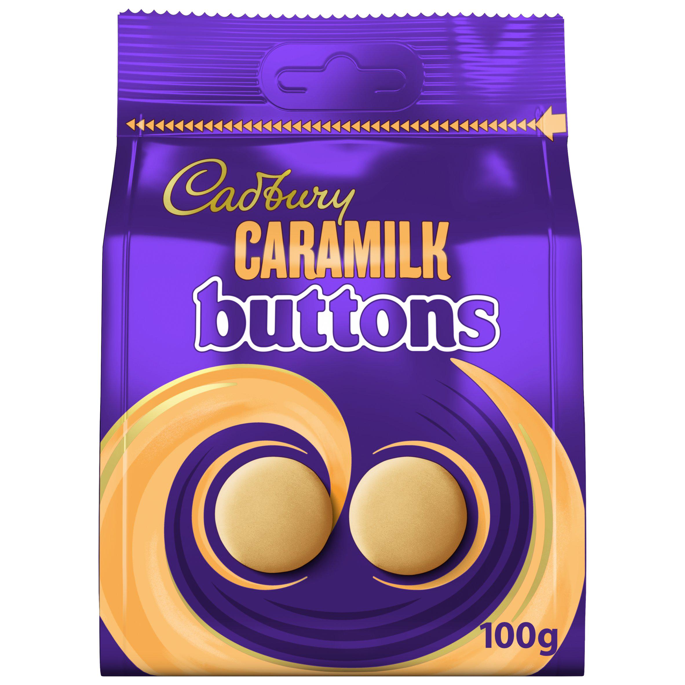Cadbury Caramilk Golden Caramel Chocolate Buttons Pouch 105g