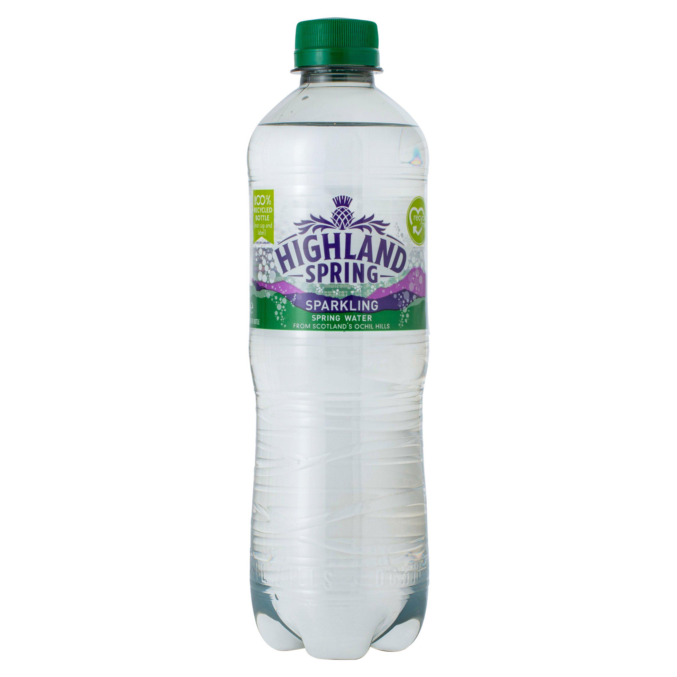 Highland Spring Eco Bottle Sparkling Water 500ml