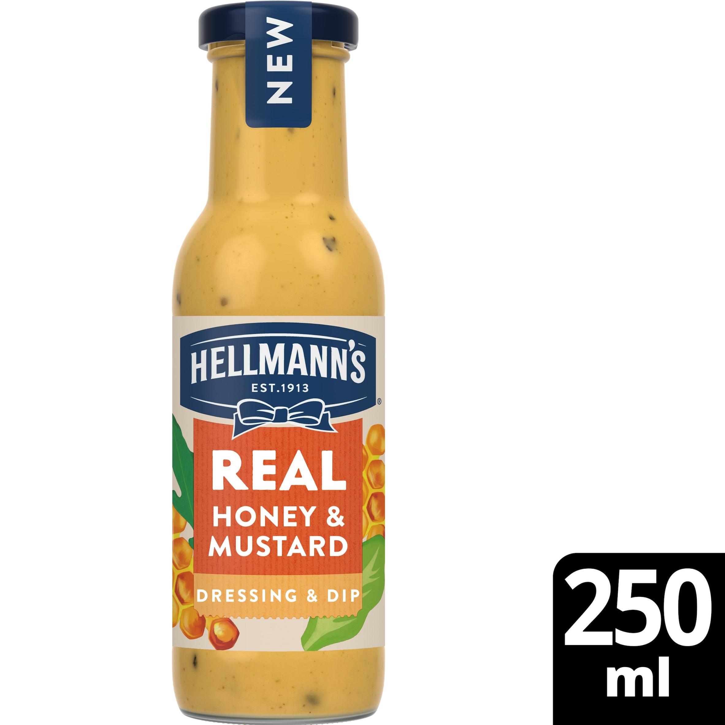 Hellmann's Real Honey & Mustard Salad Dressing & Dip 250ml thumbnail 2